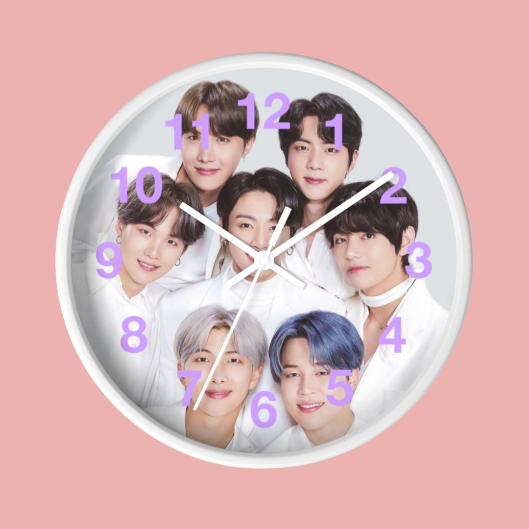 BTS Wall Clock - 12 Inch