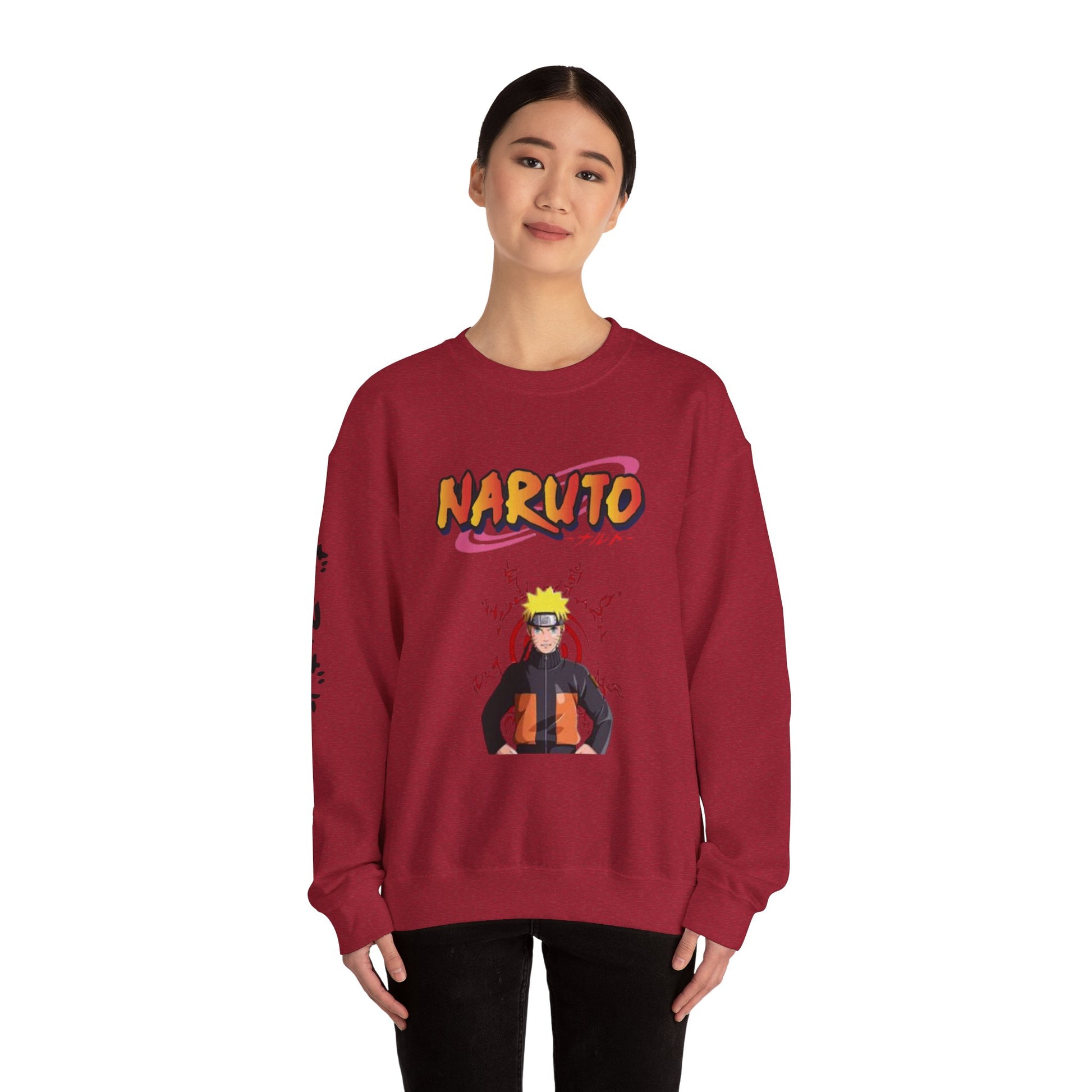 Naruto Inspired Unisex Crewneck Sweatshirt, Anime Apparel, Gift for Fans, Cozy Fashion, Streetwear, Casual Style