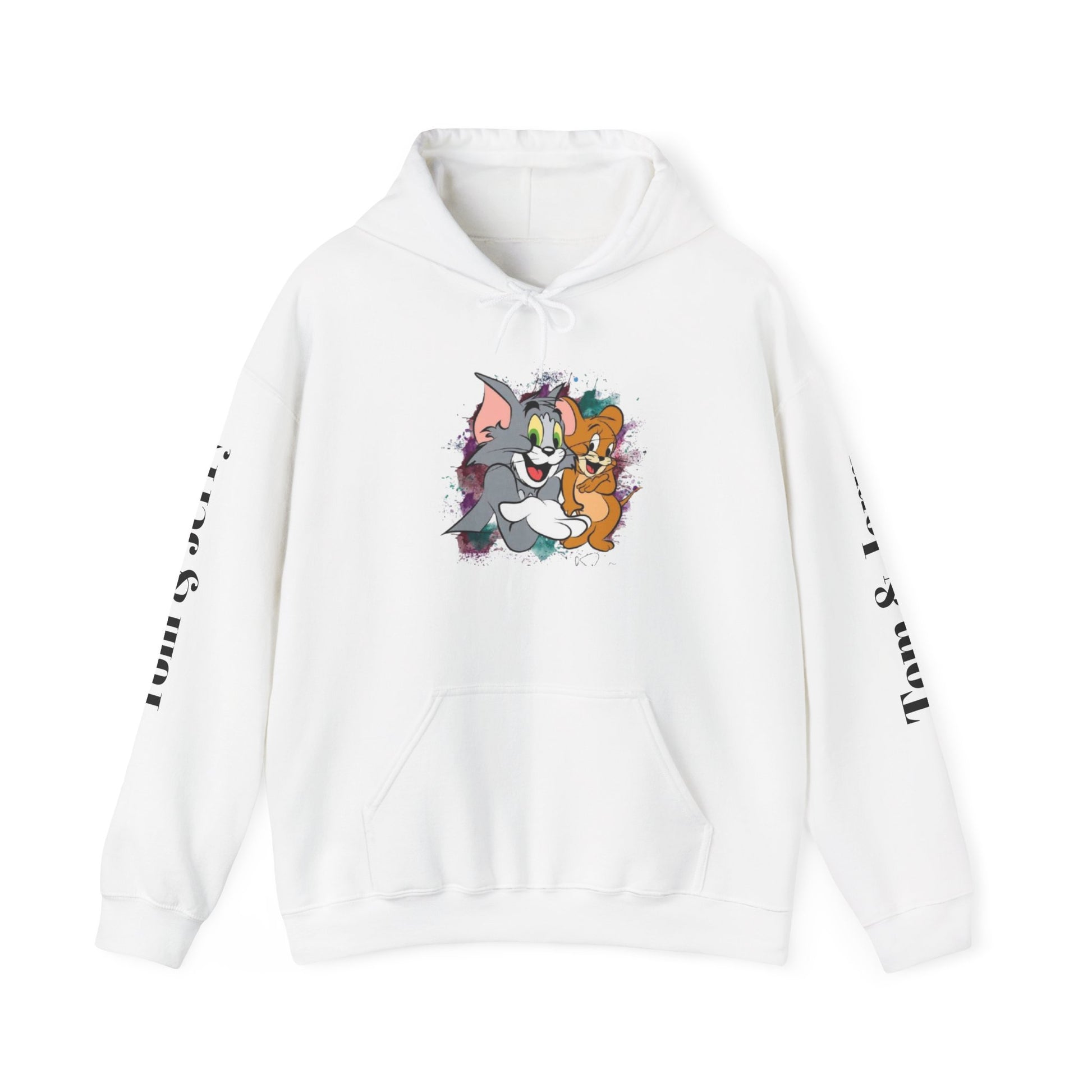 Tom and Jerry Unisex Hoodie - Vintage Cartoon Sweatshirt for Fans, Cozy Gift for Birthdays, Perfect for All Seasons, Casual Wear