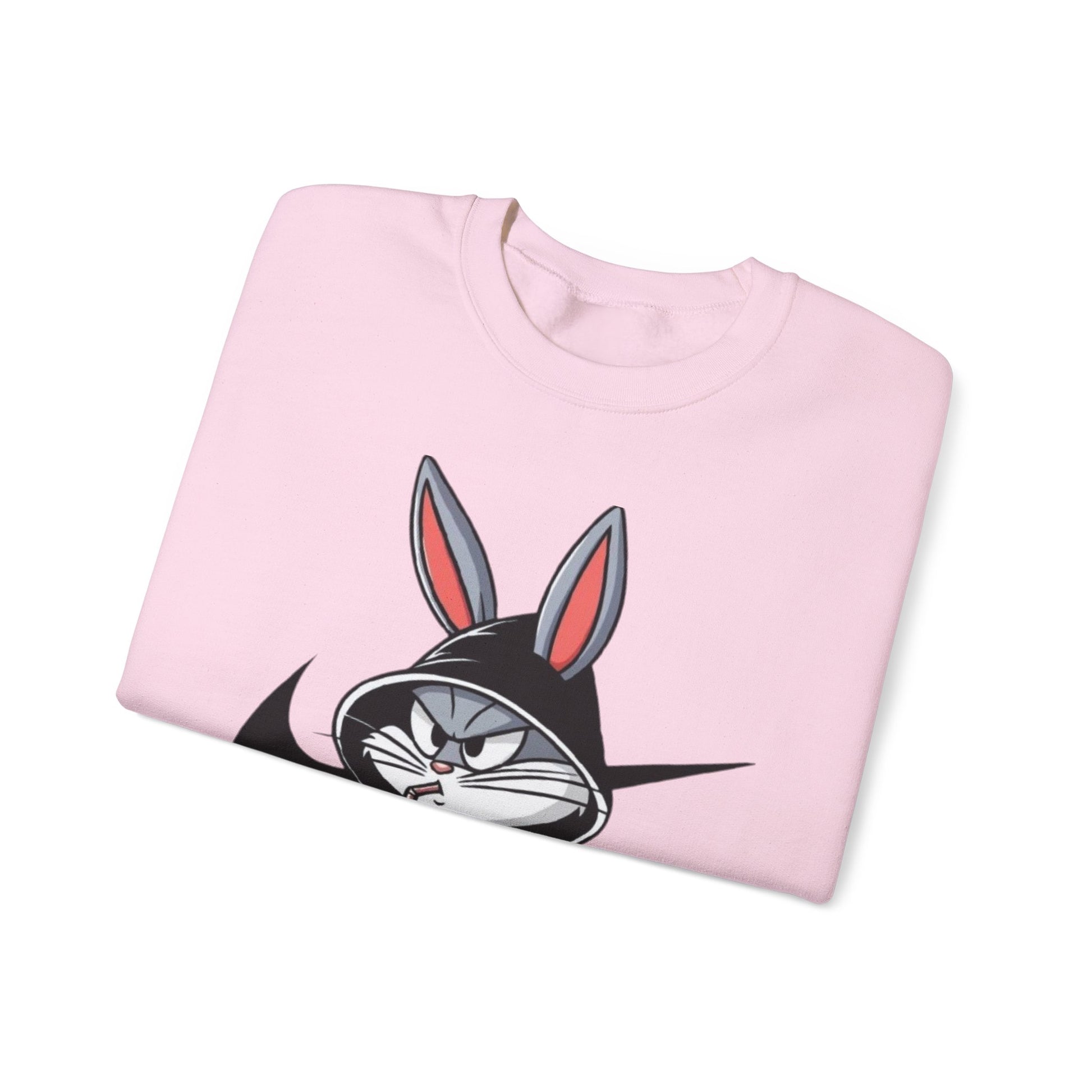 Cool Rabbit Crewneck Sweatshirt, Unisex Sweatshirt, Casual Hoodie, Gift for Him, Cozy Fashionwear