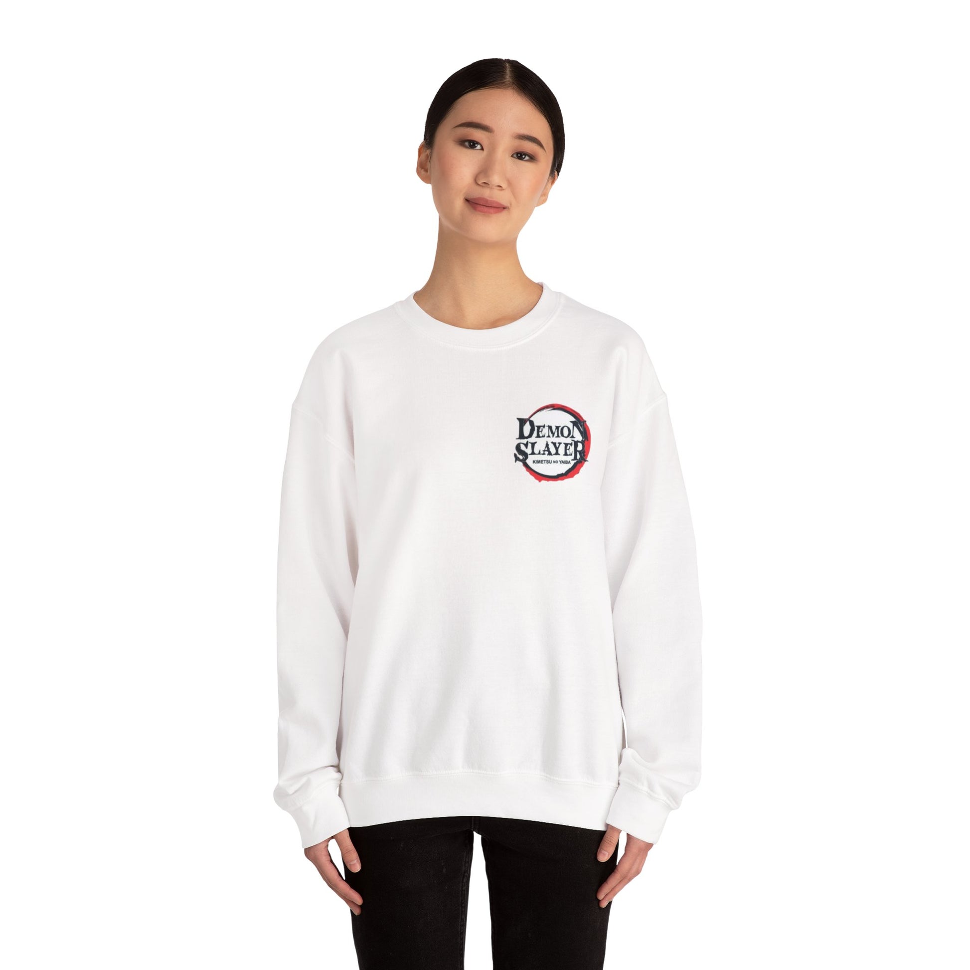 Demon Slayer Crewneck Sweatshirt, Cozy Anime Apparel, Unisex Sweater, Gift for Fans, Casual Pullover, Holiday and Birthday Present