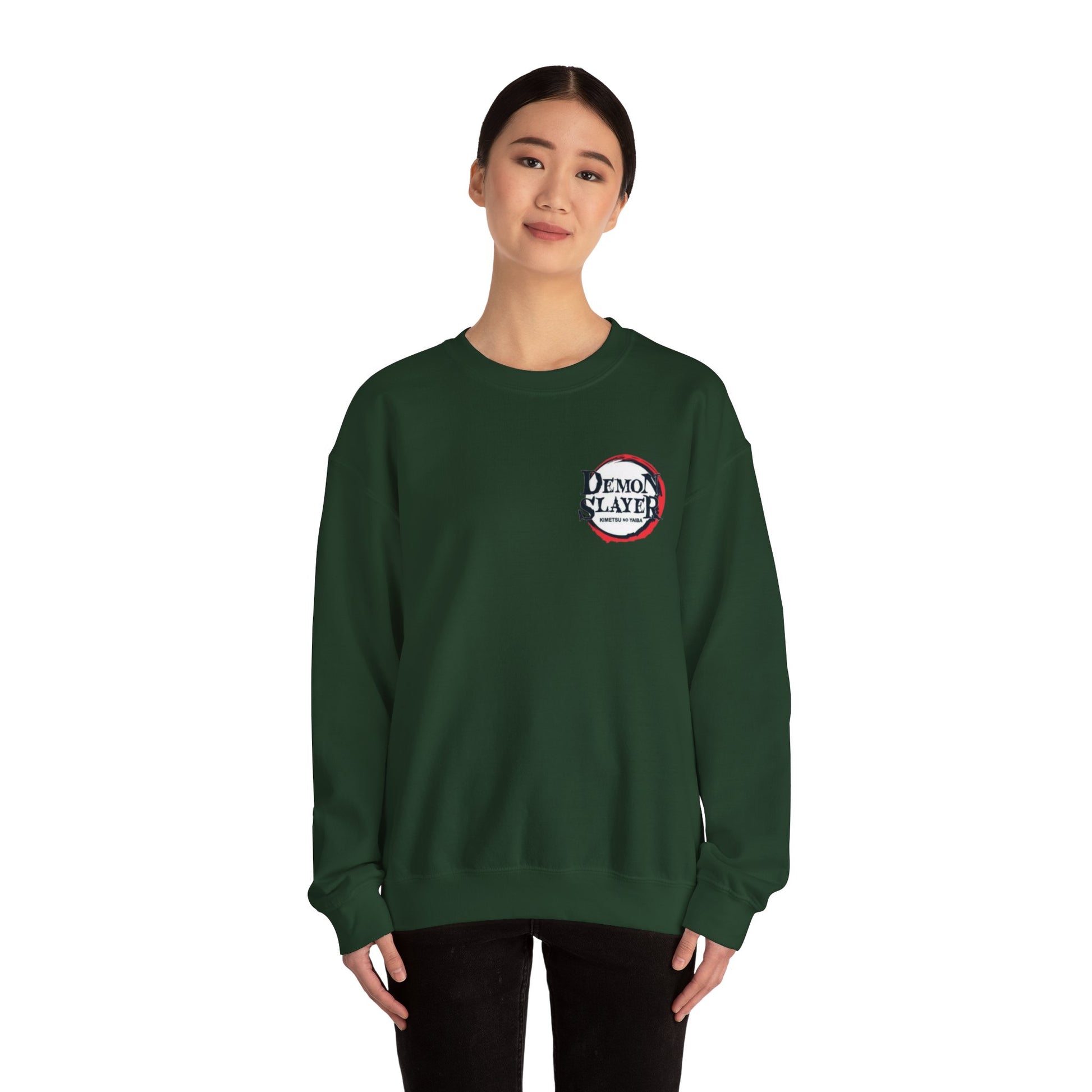 Demon Slayer Crewneck Sweatshirt, Cozy Anime Apparel, Unisex Sweater, Gift for Fans, Casual Pullover, Holiday and Birthday Present