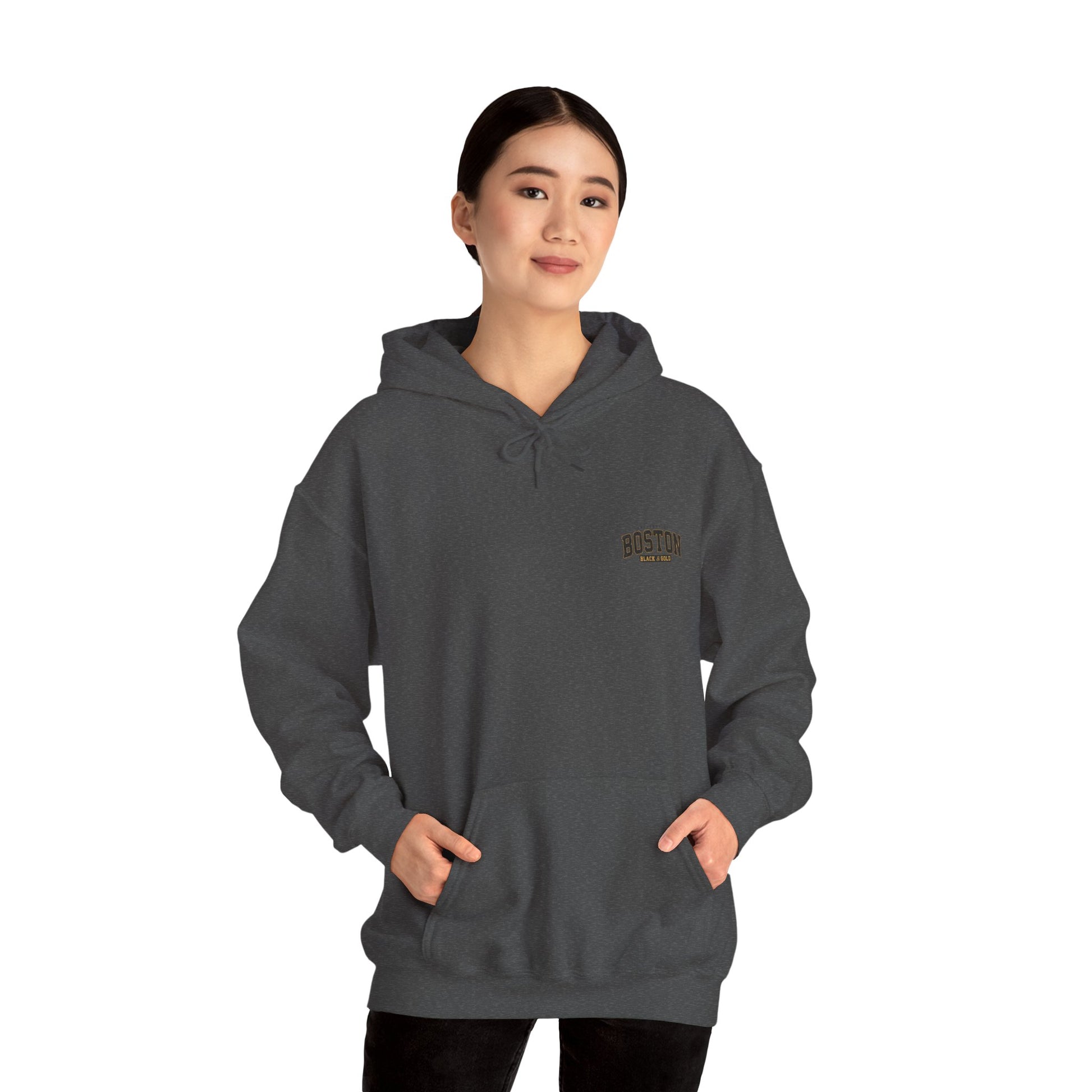 cool print Stylish Boston Hoodie, Cozy Sweatshirt for All Seasons, Unisex Streetwear, Perfect Gift for Boston Fans, Casual Layering Essential