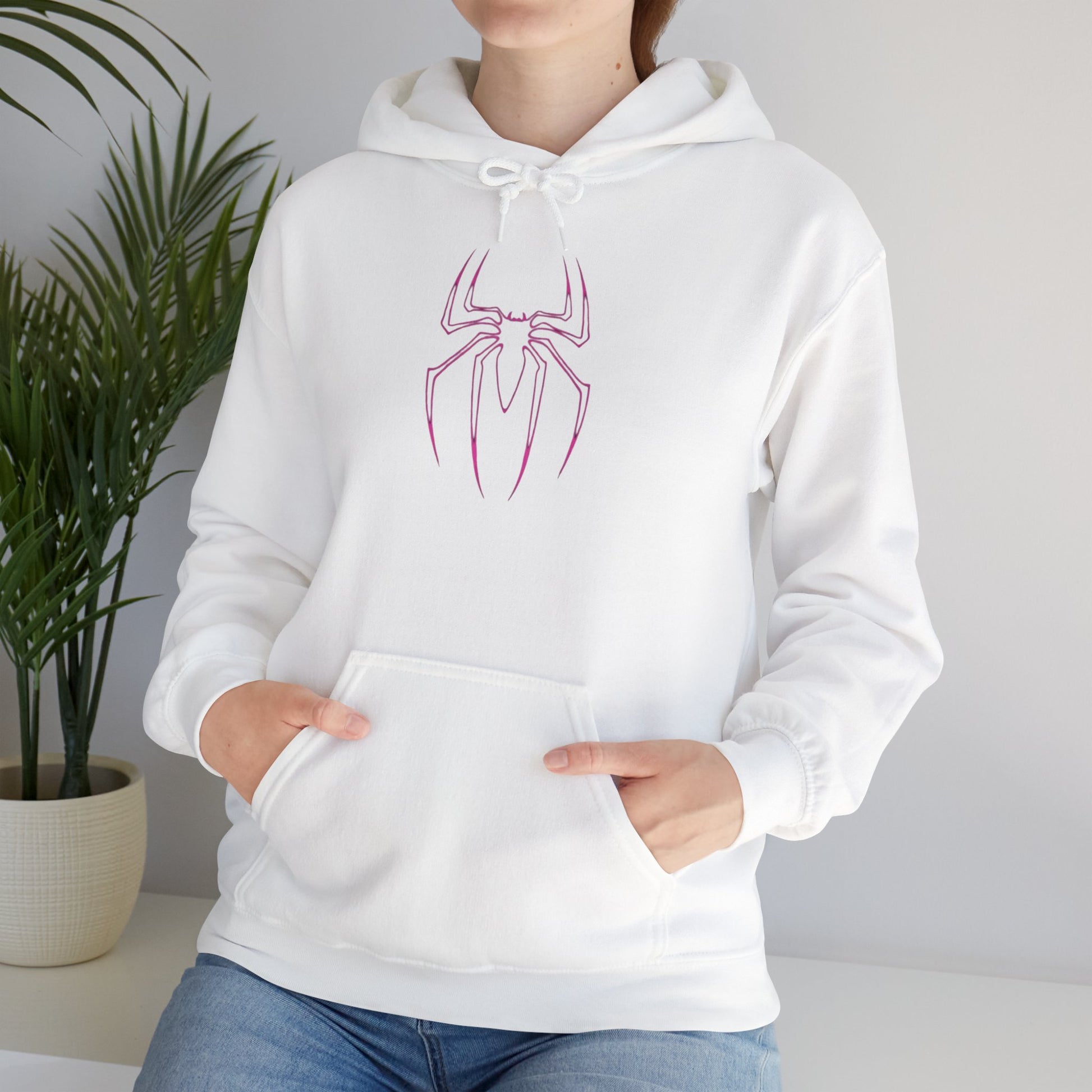 Spider-Inspired Unisex Hoodie for Fans, Stylish Graphic Sweatshirt, Perfect Gift for Comic Lovers, Cozy Casual Wear, Halloween Costume