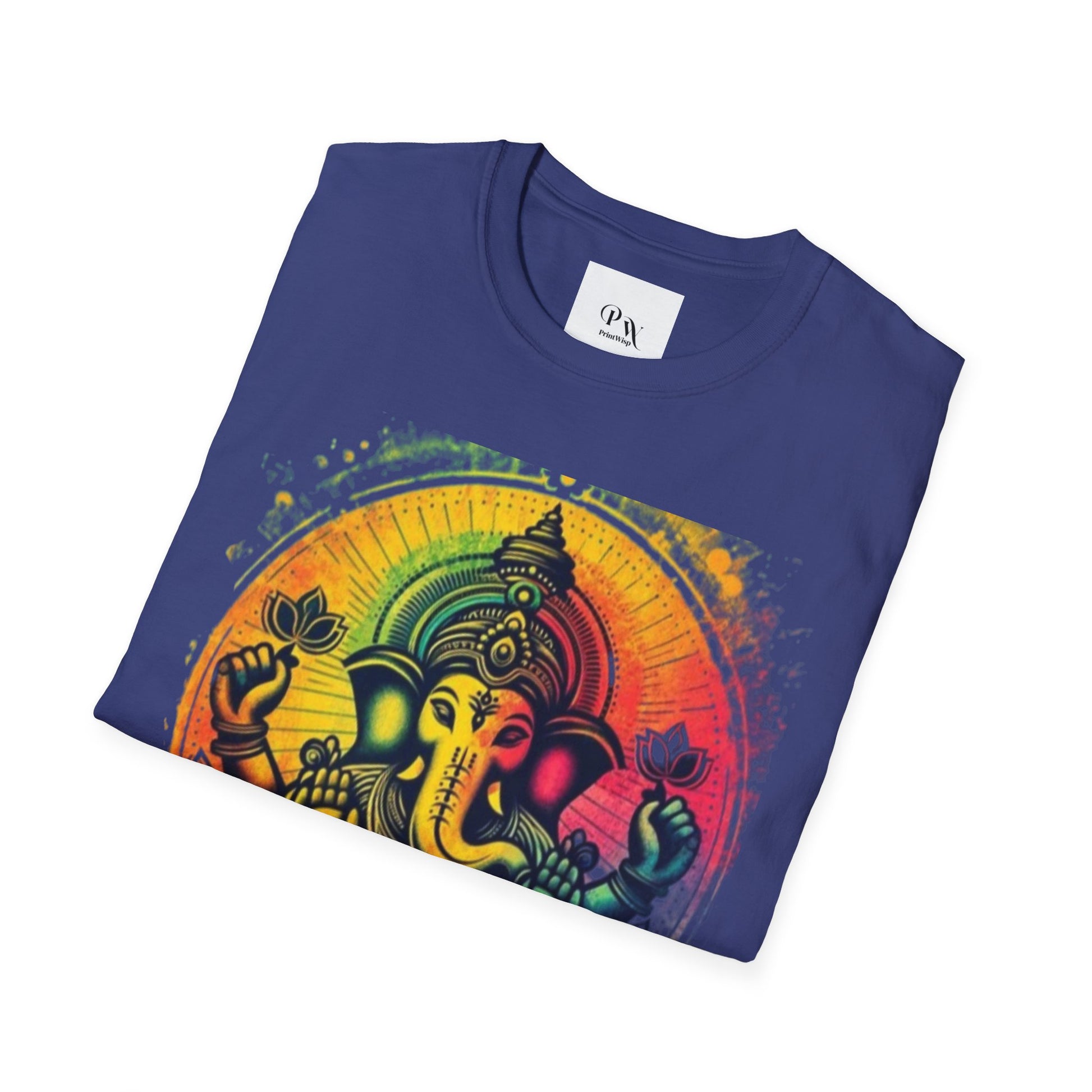 Ganesh T-Shirt, Spiritual Tee, Festival Apparel, Hindu Gifts, Artistic Shirt, Unique Clothing. Can also order in Bulk
