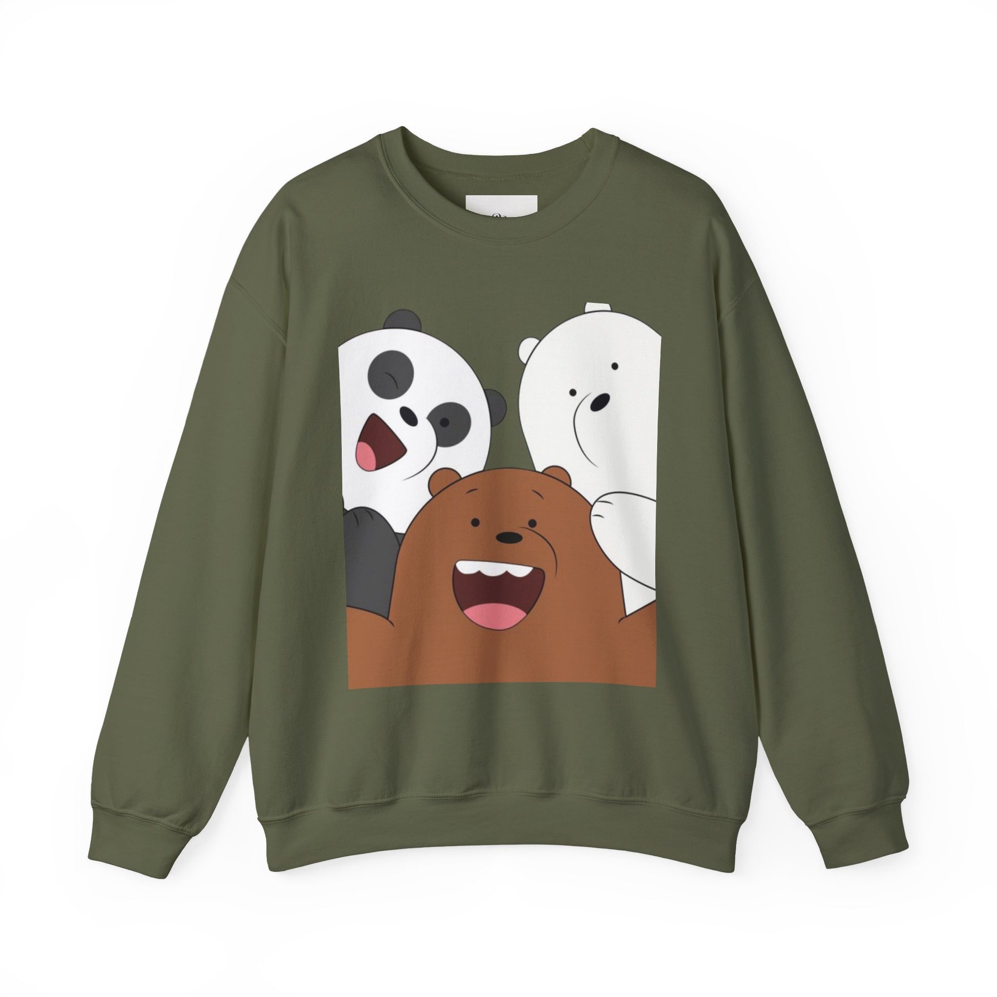 Cute Animal Friends Crewneck Sweatshirt, Cozy Sweatshirt, Gift for Animal Lovers, Funny Crewneck, Cute Cartoon Sweatshirt, Winter Fashion