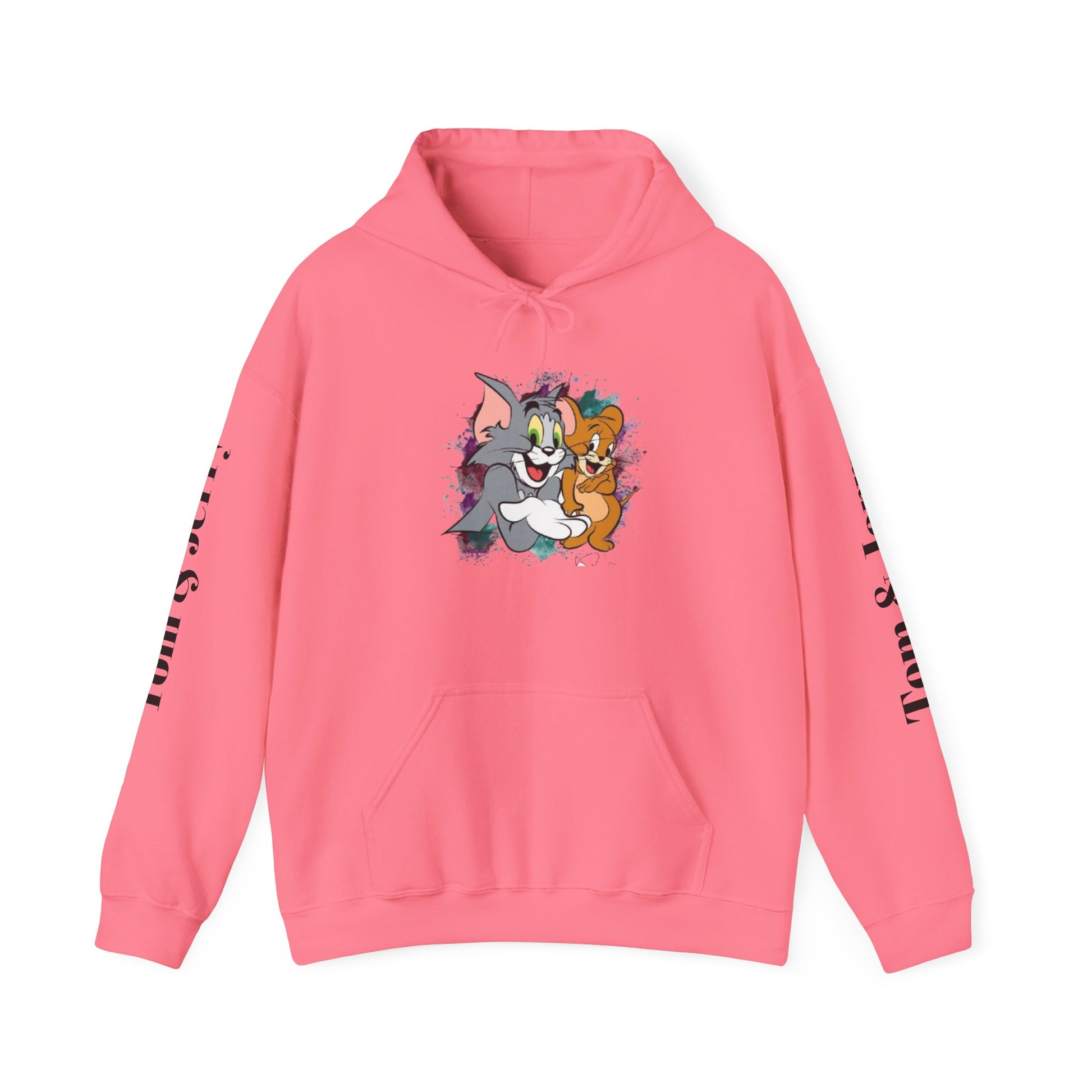 Tom and Jerry Unisex Hoodie - Vintage Cartoon Sweatshirt for Fans, Cozy Gift for Birthdays, Perfect for All Seasons, Casual Wear