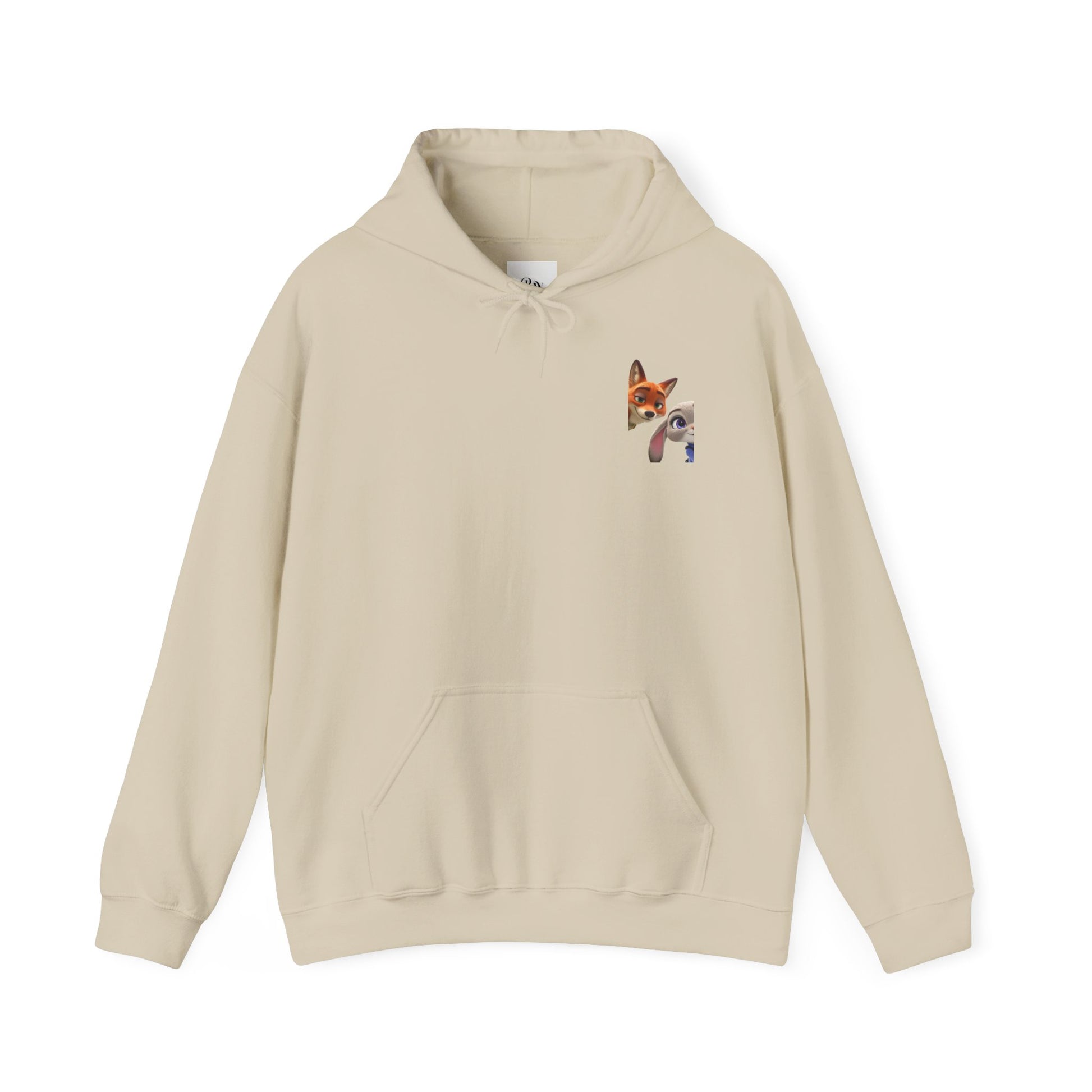 Cozy Animal Friends Hoodie, Cute Animal Sweatshirt, Unisex Graphic Sweatshirt, Perfect Gift for Animal Lovers, Fun Layering Piece