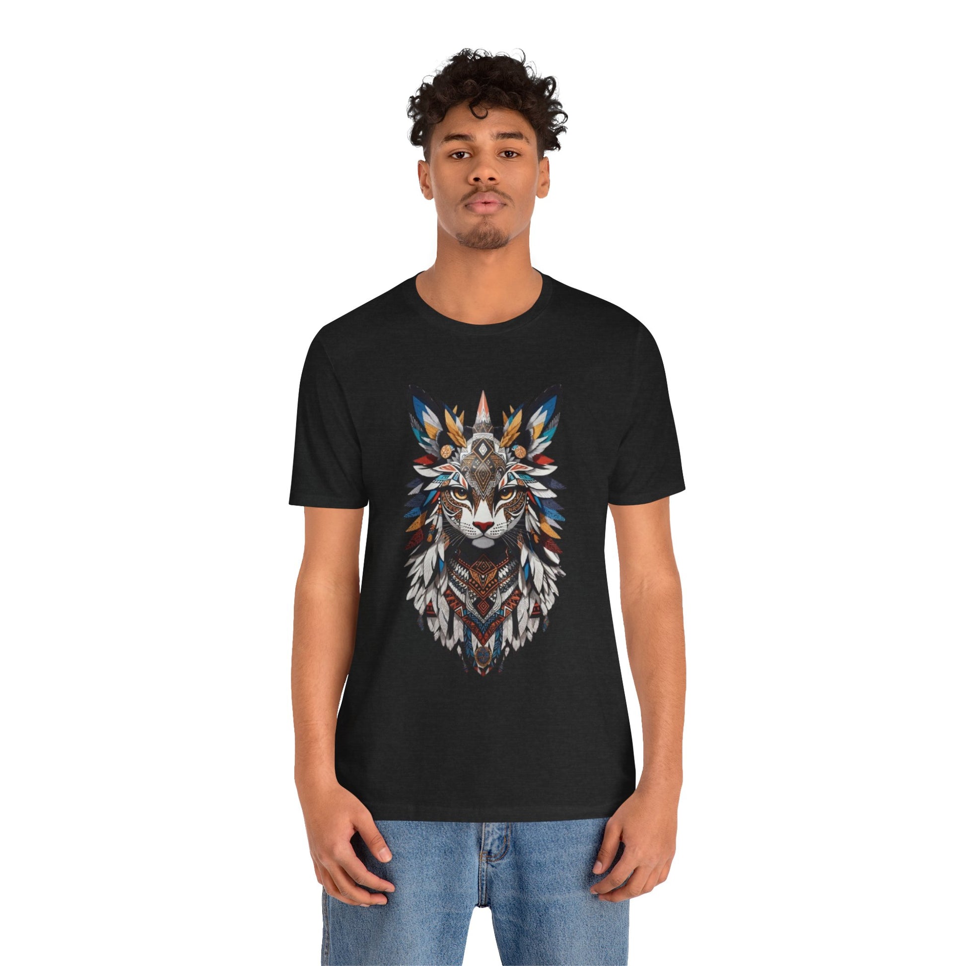 Boho Fox Graphic Tee, Unisex Tee for Nature Lovers, Animal Art Shirt, Eco-Friendly Apparel, Gift for Wildlife Enthusiasts