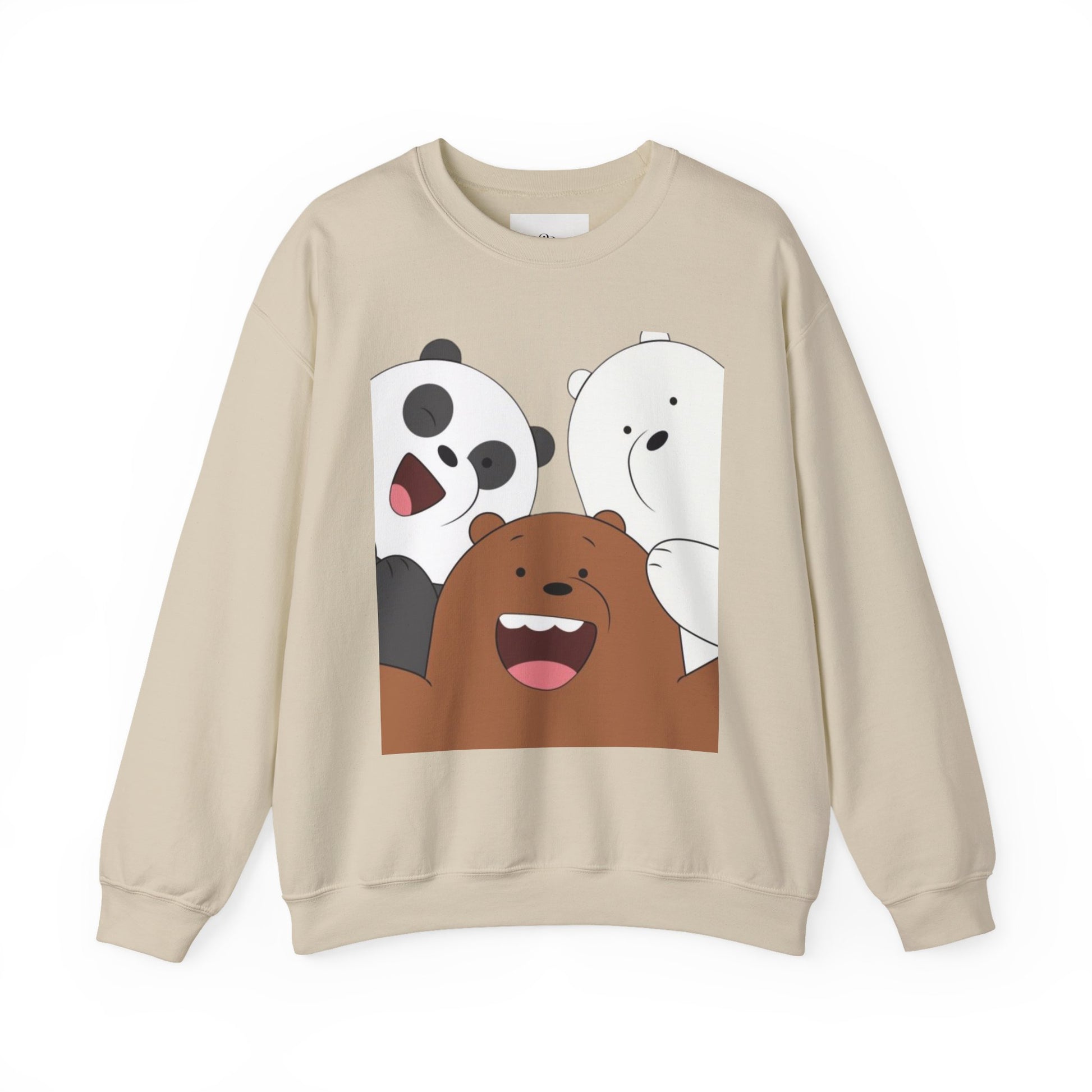 Cute Animal Friends Crewneck Sweatshirt, Cozy Sweatshirt, Gift for Animal Lovers, Funny Crewneck, Cute Cartoon Sweatshirt, Winter Fashion