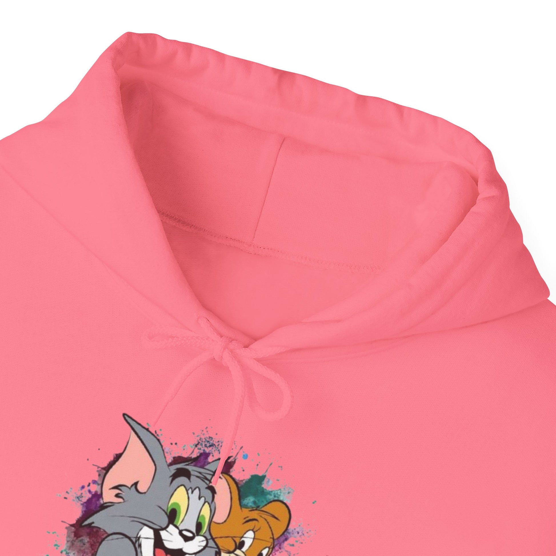 Tom and Jerry Unisex Hoodie - Vintage Cartoon Sweatshirt for Fans, Cozy Gift for Birthdays, Perfect for All Seasons, Casual Wear
