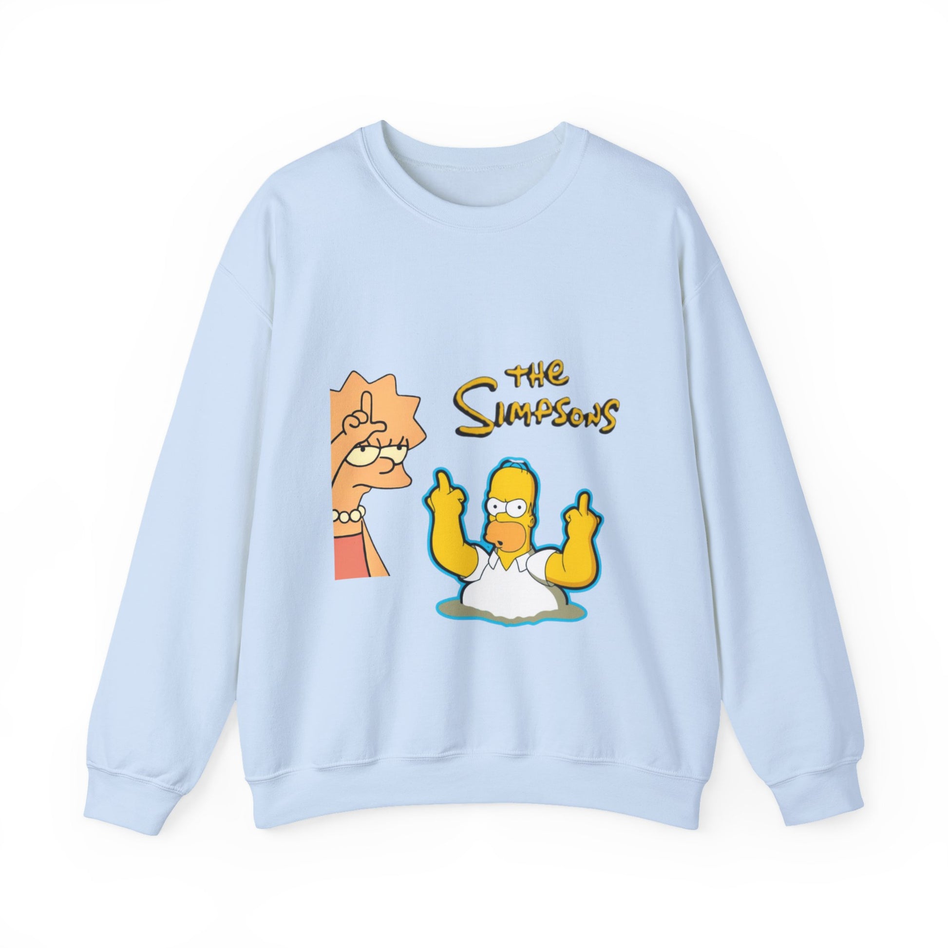 Simpsons Crewneck Sweatshirt - Funny Gifts for Cartoon Lovers, Cozy Lounge Wear, Unisex Sweatshirt, Gift for Dad, Unique Gift Ideas