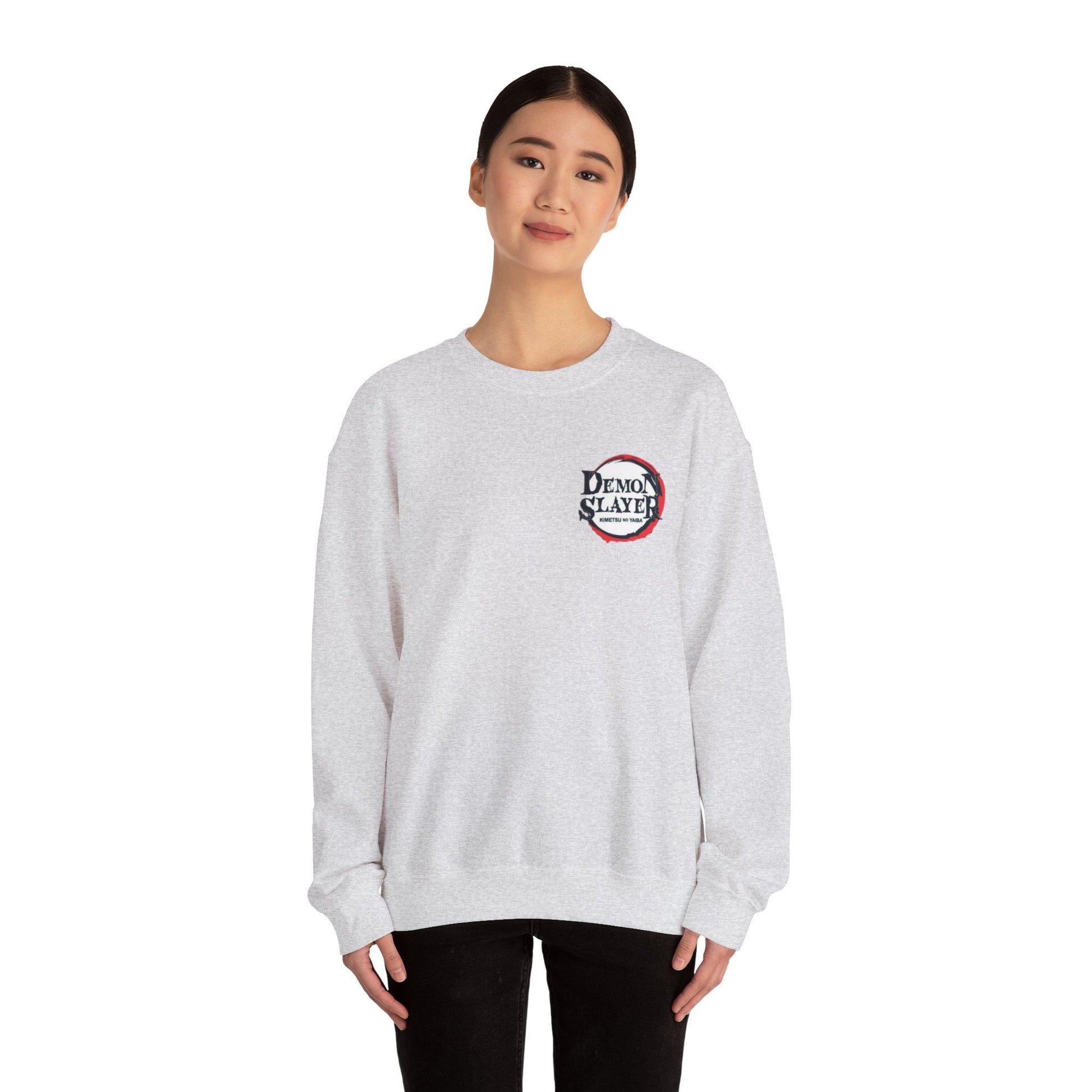 Demon Slayer Crewneck Sweatshirt, Cozy Anime Apparel, Unisex Sweater, Gift for Fans, Casual Pullover, Holiday and Birthday Present