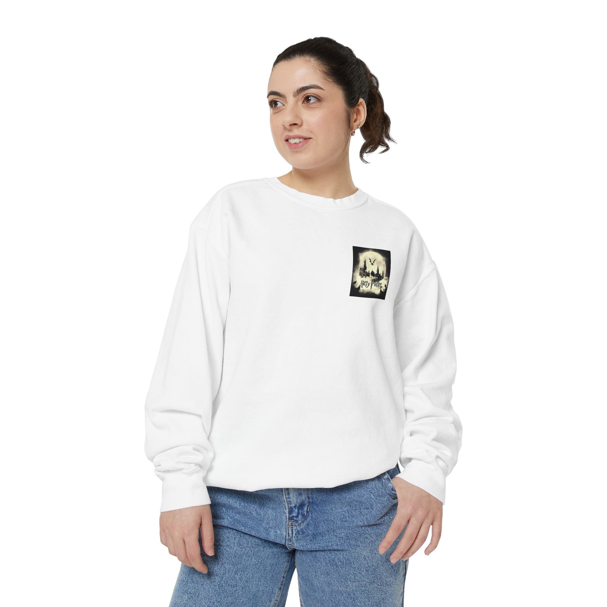 Harry Potter Unisex Sweatshirt, Cozy Sweatshirt, Gift for Potterheads, Movie Merch, Casual Wear, Layering Piece, Fan Apparel