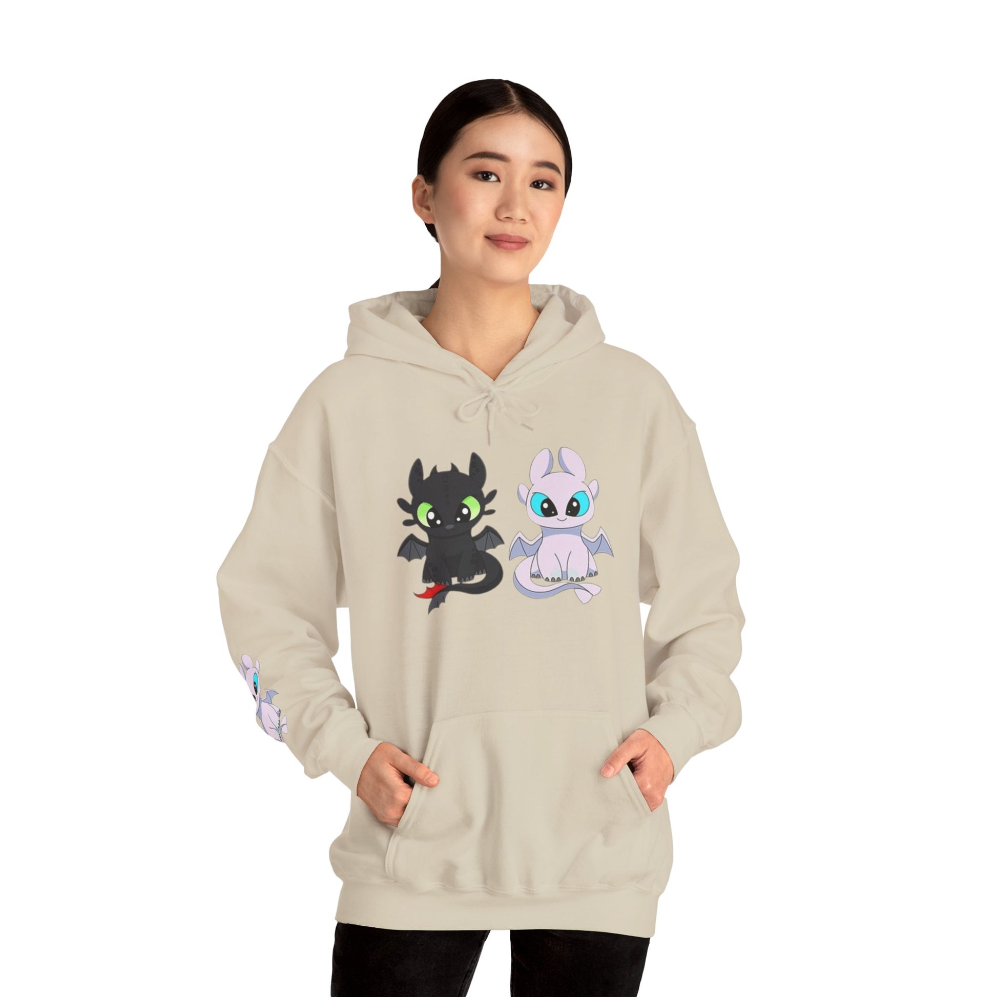 Cute Cartoon Creature Hoodie, Unisex Sweatshirt for All Seasons, Cozy Gift for Friends, Fun Apparel for Kids and Adults, Great for [...]