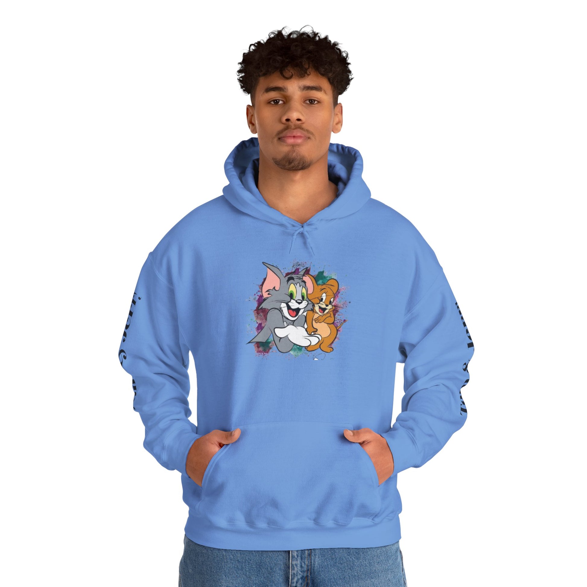 Tom and Jerry Unisex Hoodie - Vintage Cartoon Sweatshirt for Fans, Cozy Gift for Birthdays, Perfect for All Seasons, Casual Wear