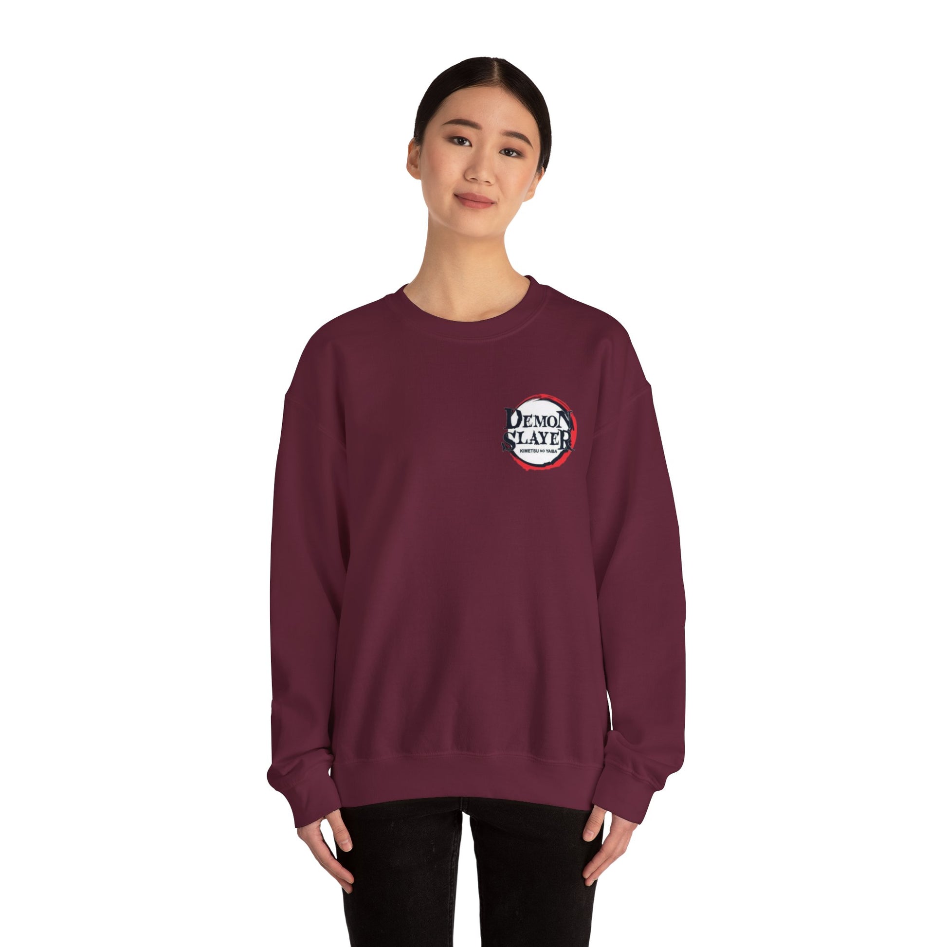 Demon Slayer Crewneck Sweatshirt, Cozy Anime Apparel, Unisex Sweater, Gift for Fans, Casual Pullover, Holiday and Birthday Present