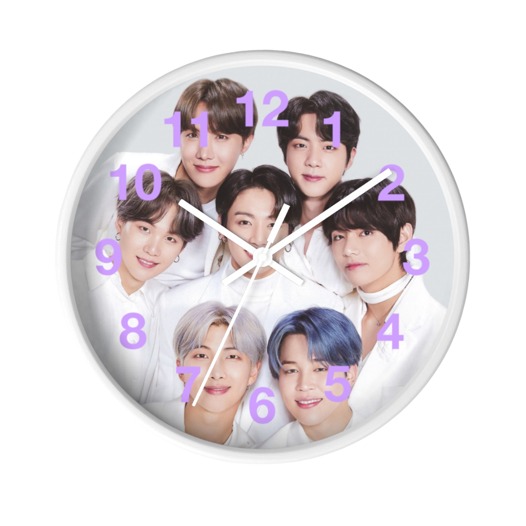BTS Wall Clock - 12 Inch