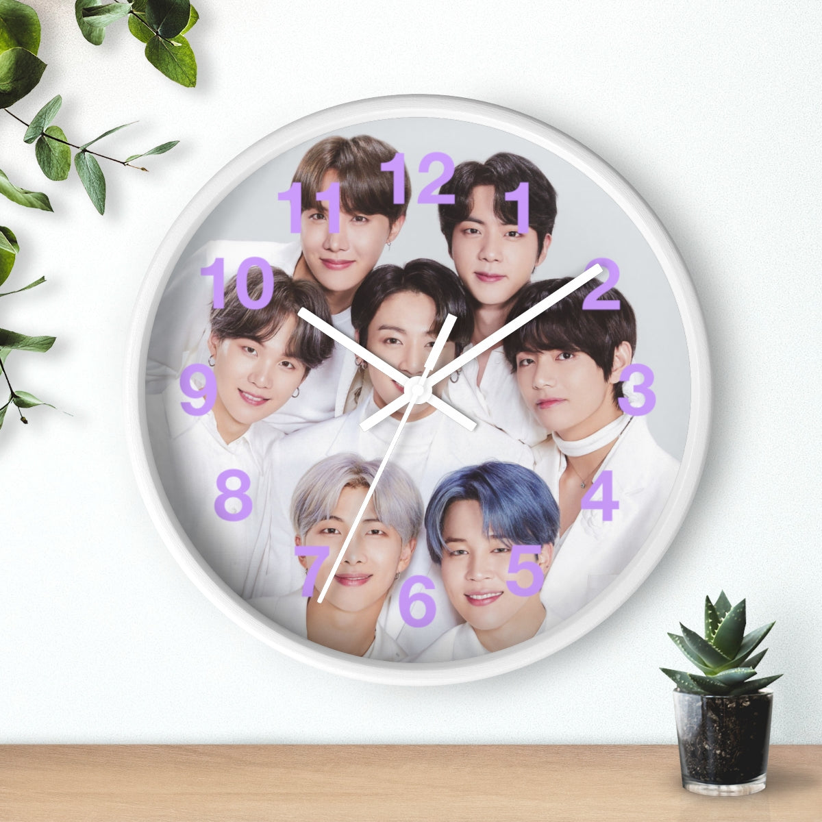 BTS Wall Clock - 12 Inch