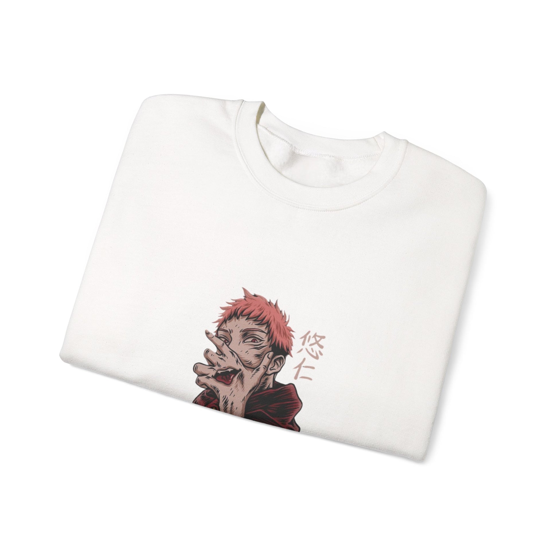 JUJUTSU KAISEN Artistic Unisex Crewneck Sweatshirt, Cozy Streetwear, Graphic Apparel, Gift for Anime Fans, Casual Style, Unique Fashion