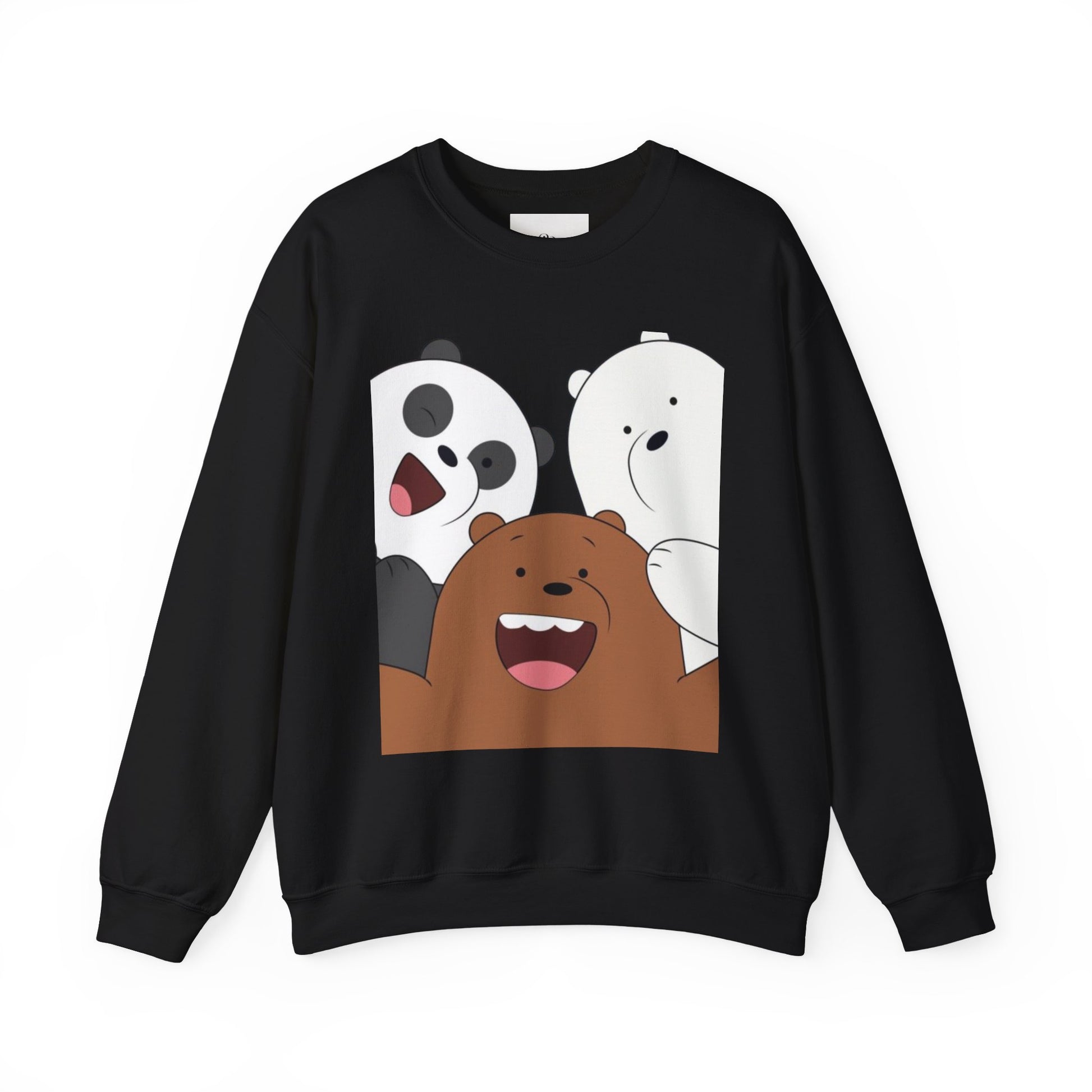 Cute Animal Friends Crewneck Sweatshirt, Cozy Sweatshirt, Gift for Animal Lovers, Funny Crewneck, Cute Cartoon Sweatshirt, Winter Fashion