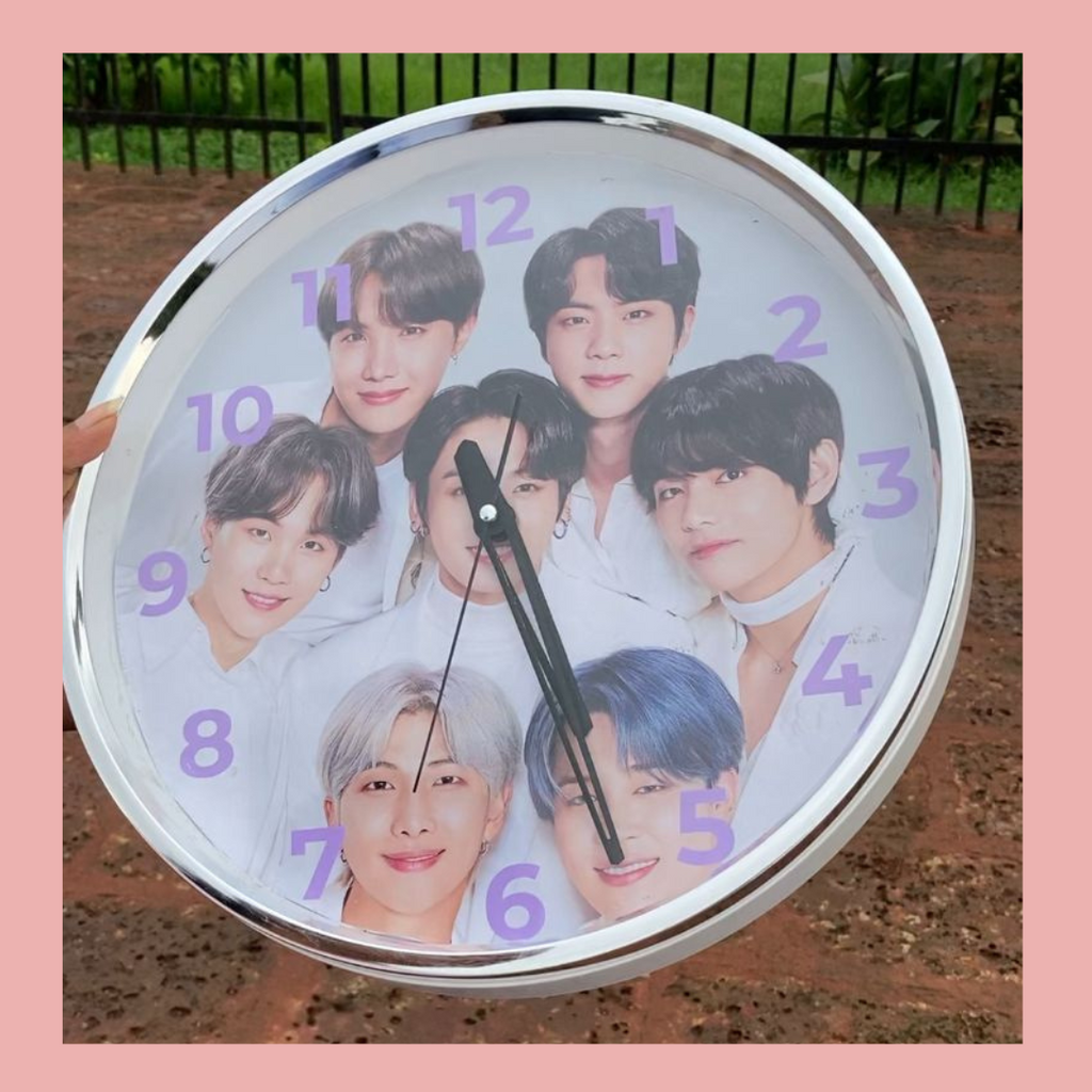 BTS Wall Clock - 12 Inch