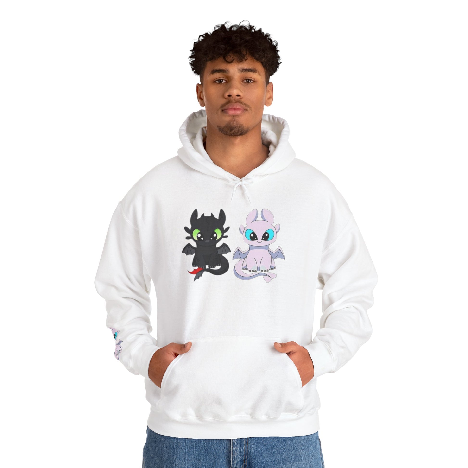 Cute Cartoon Creature Hoodie, Unisex Sweatshirt for All Seasons, Cozy Gift for Friends, Fun Apparel for Kids and Adults, Great for [...]