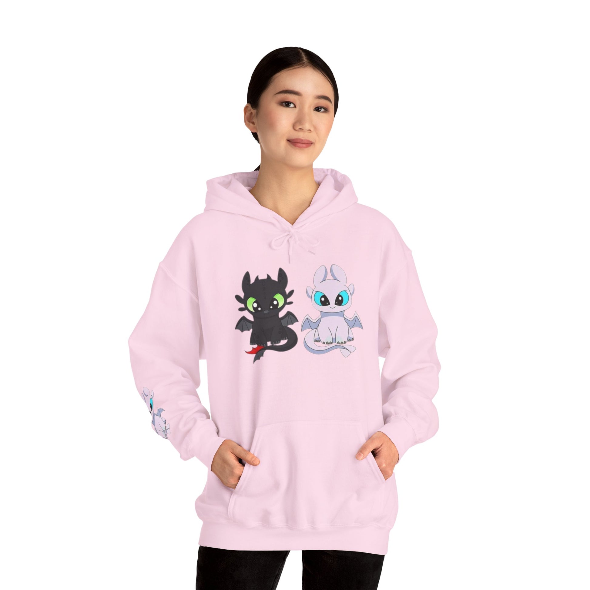 Cute Cartoon Creature Hoodie, Unisex Sweatshirt for All Seasons, Cozy Gift for Friends, Fun Apparel for Kids and Adults, Great for [...]