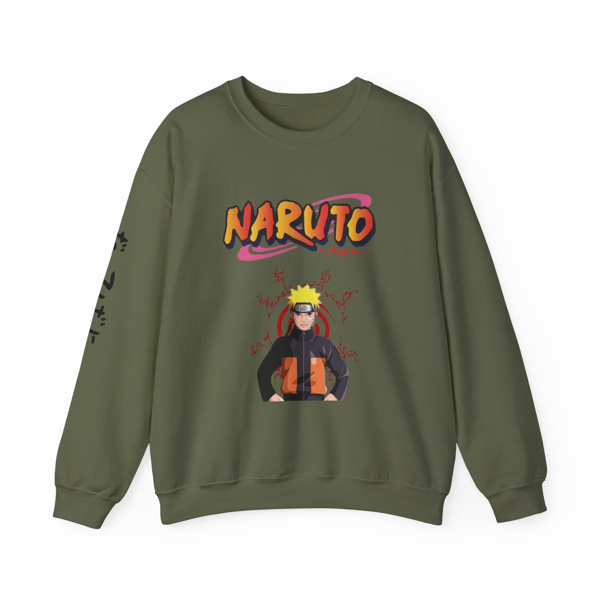 Naruto Inspired Unisex Crewneck Sweatshirt, Anime Apparel, Gift for Fans, Cozy Fashion, Streetwear, Casual Style