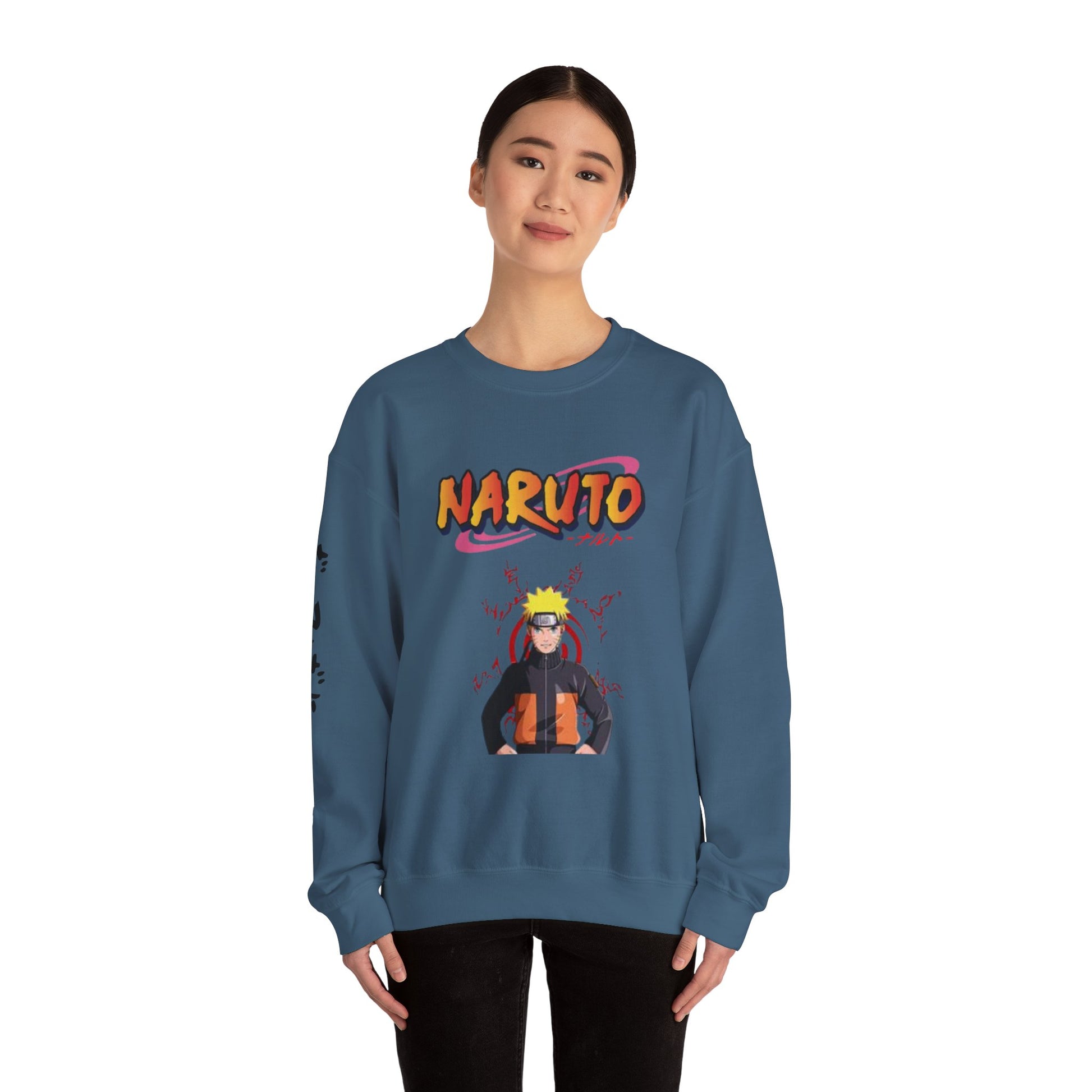 Naruto Inspired Unisex Crewneck Sweatshirt, Anime Apparel, Gift for Fans, Cozy Fashion, Streetwear, Casual Style