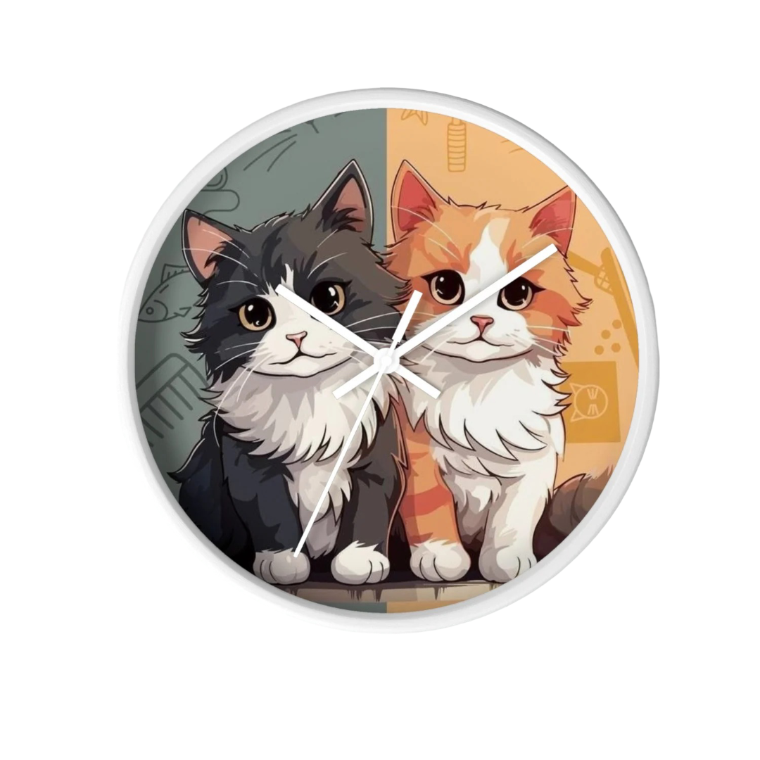 Cat Wall Clock - 12 Inch