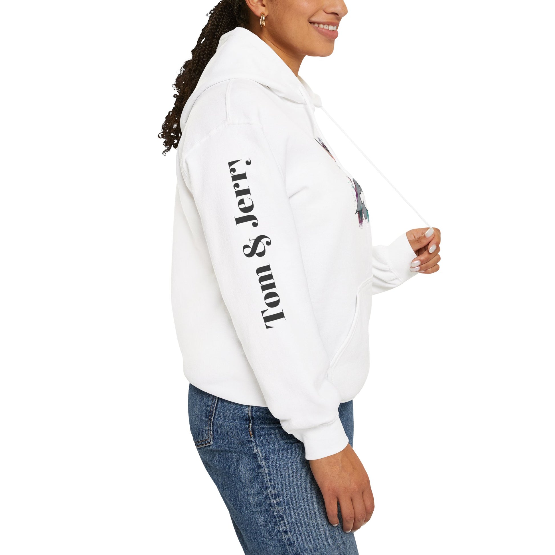 Tom and Jerry Unisex Hoodie - Vintage Cartoon Sweatshirt for Fans, Cozy Gift for Birthdays, Perfect for All Seasons, Casual Wear