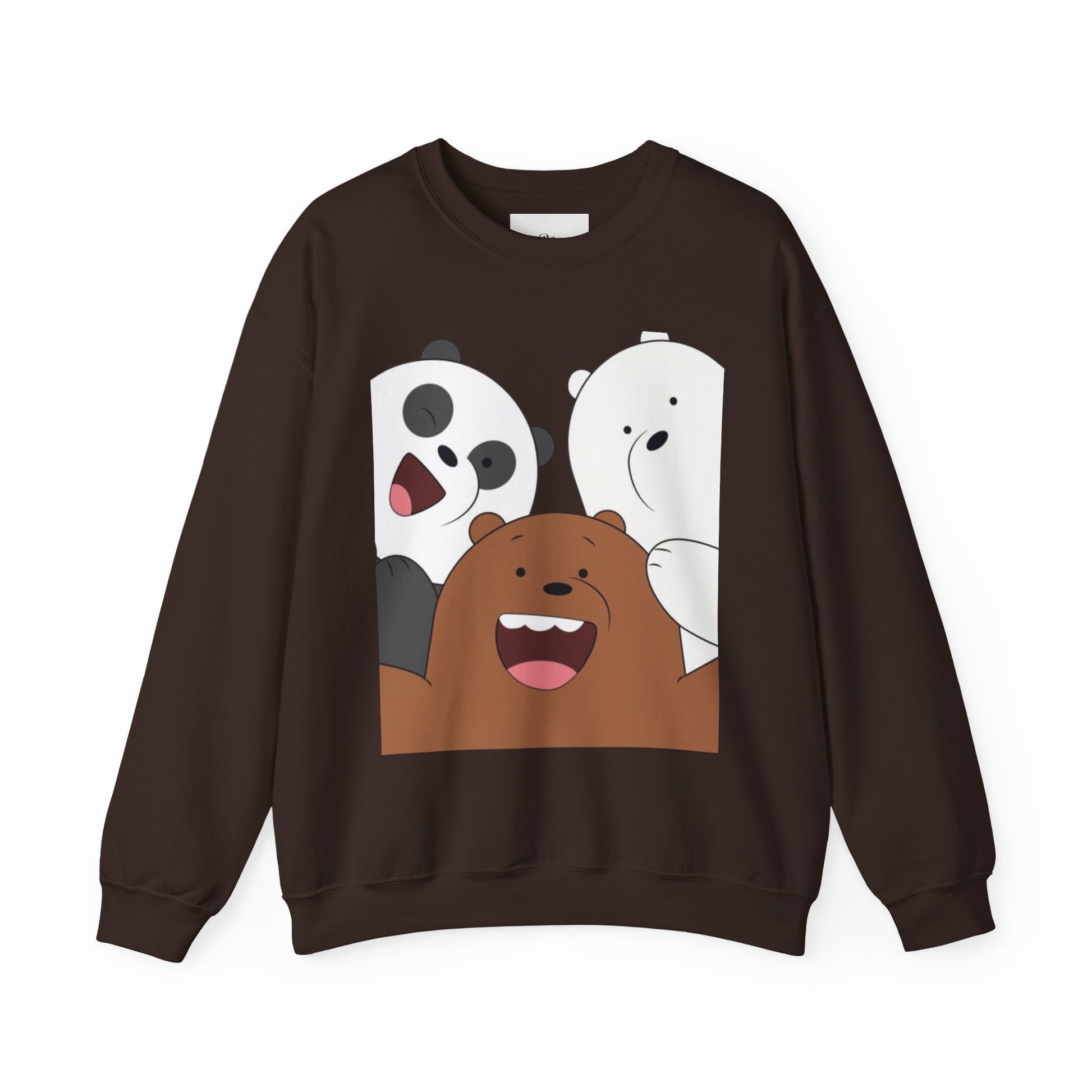 Cute Animal Friends Crewneck Sweatshirt, Cozy Sweatshirt, Gift for Animal Lovers, Funny Crewneck, Cute Cartoon Sweatshirt, Winter Fashion