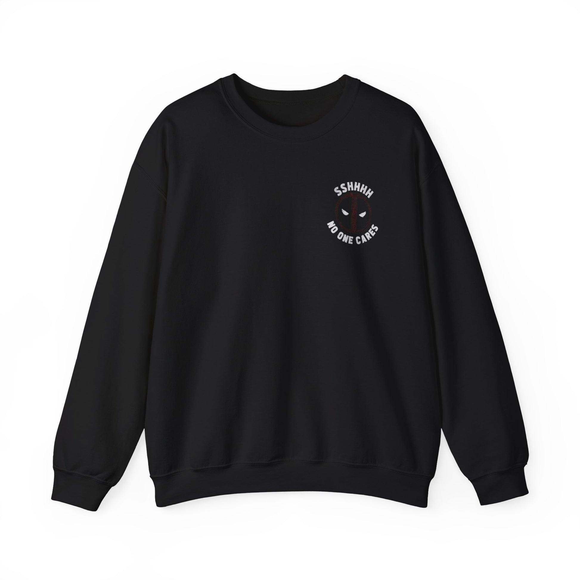 DEADPOOL Humorous Unisex Sweatshirt, Cozy Crewneck, Gift for Friends, Casual Wear, Fun Statement Sweatshirt