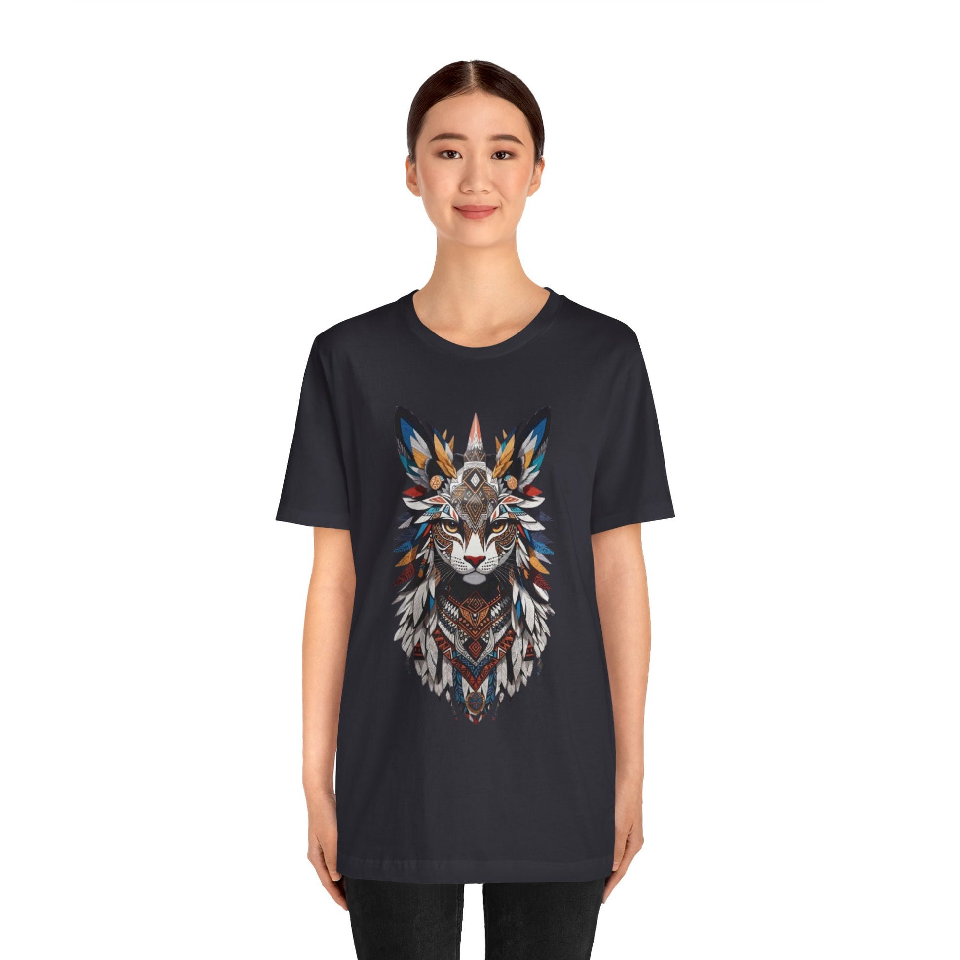 Boho Fox Graphic Tee, Unisex Tee for Nature Lovers, Animal Art Shirt, Eco-Friendly Apparel, Gift for Wildlife Enthusiasts