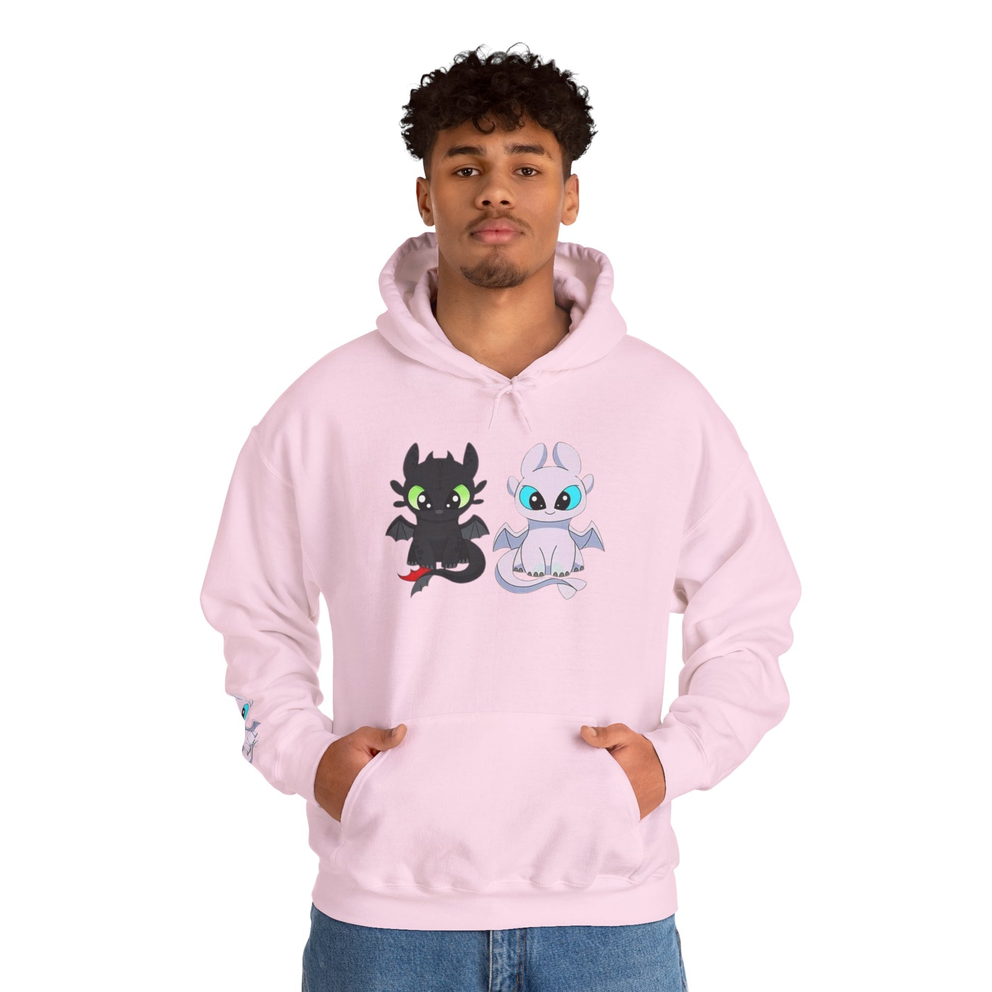 Cute Cartoon Creature Hoodie, Unisex Sweatshirt for All Seasons, Cozy Gift for Friends, Fun Apparel for Kids and Adults, Great for [...]