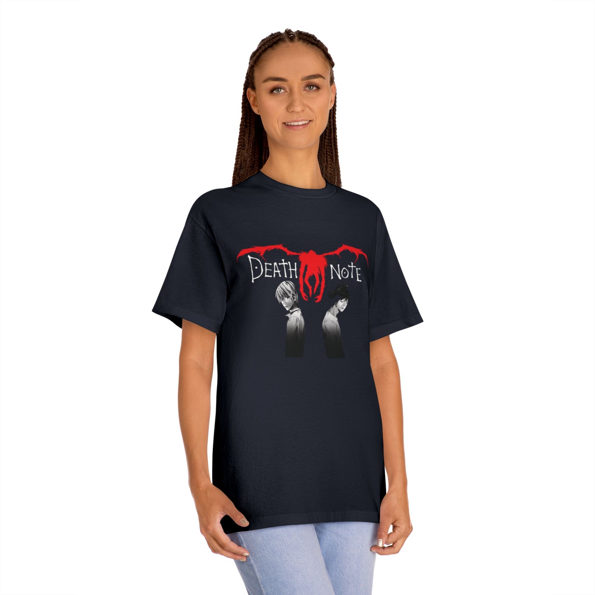 Death Note Unisex Classic Tee, Anime Shirt, Manga Fan Apparel, Gift for Anime Lovers, Casual Wear, Cosplay Clothing
