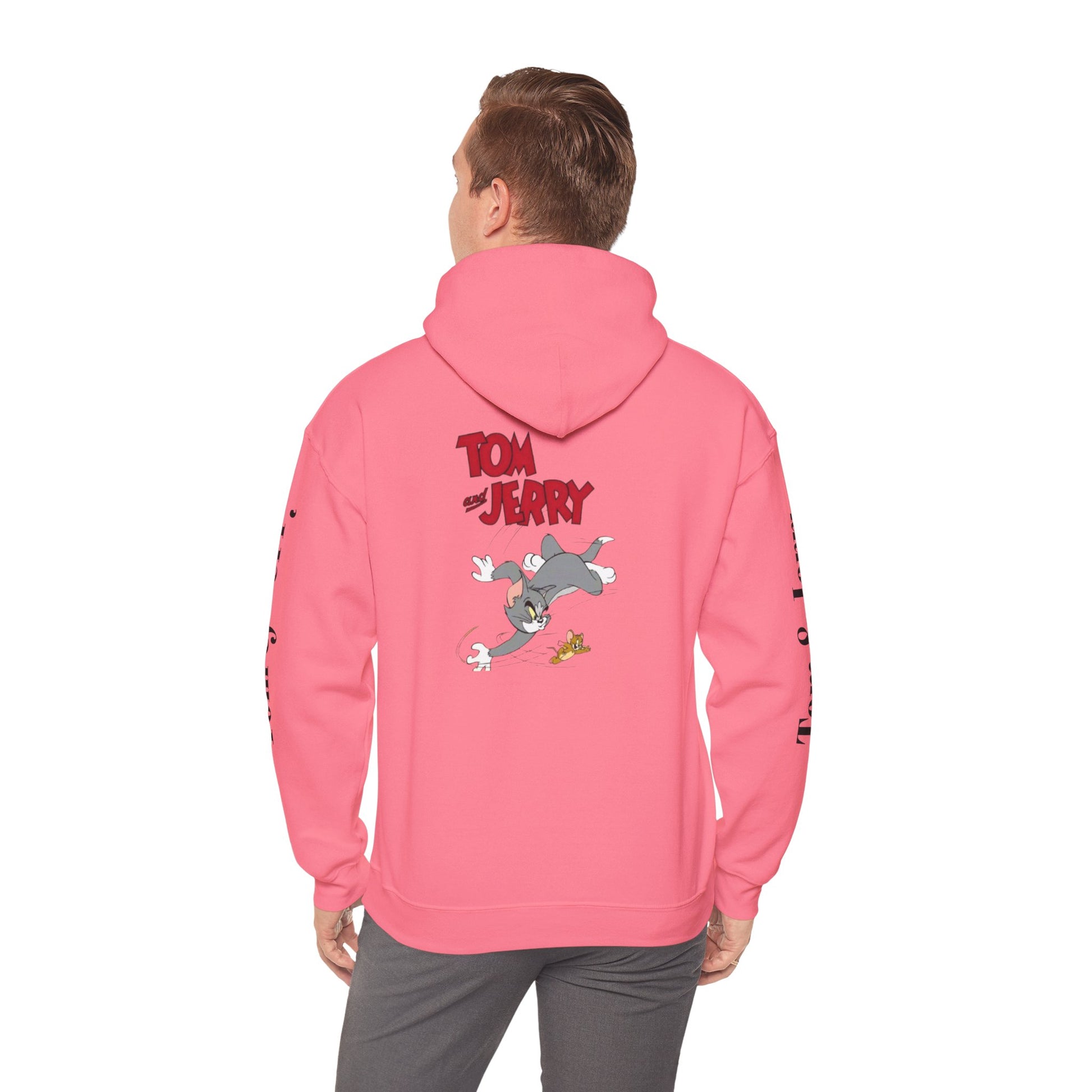 Tom and Jerry Unisex Hoodie - Vintage Cartoon Sweatshirt for Fans, Cozy Gift for Birthdays, Perfect for All Seasons, Casual Wear