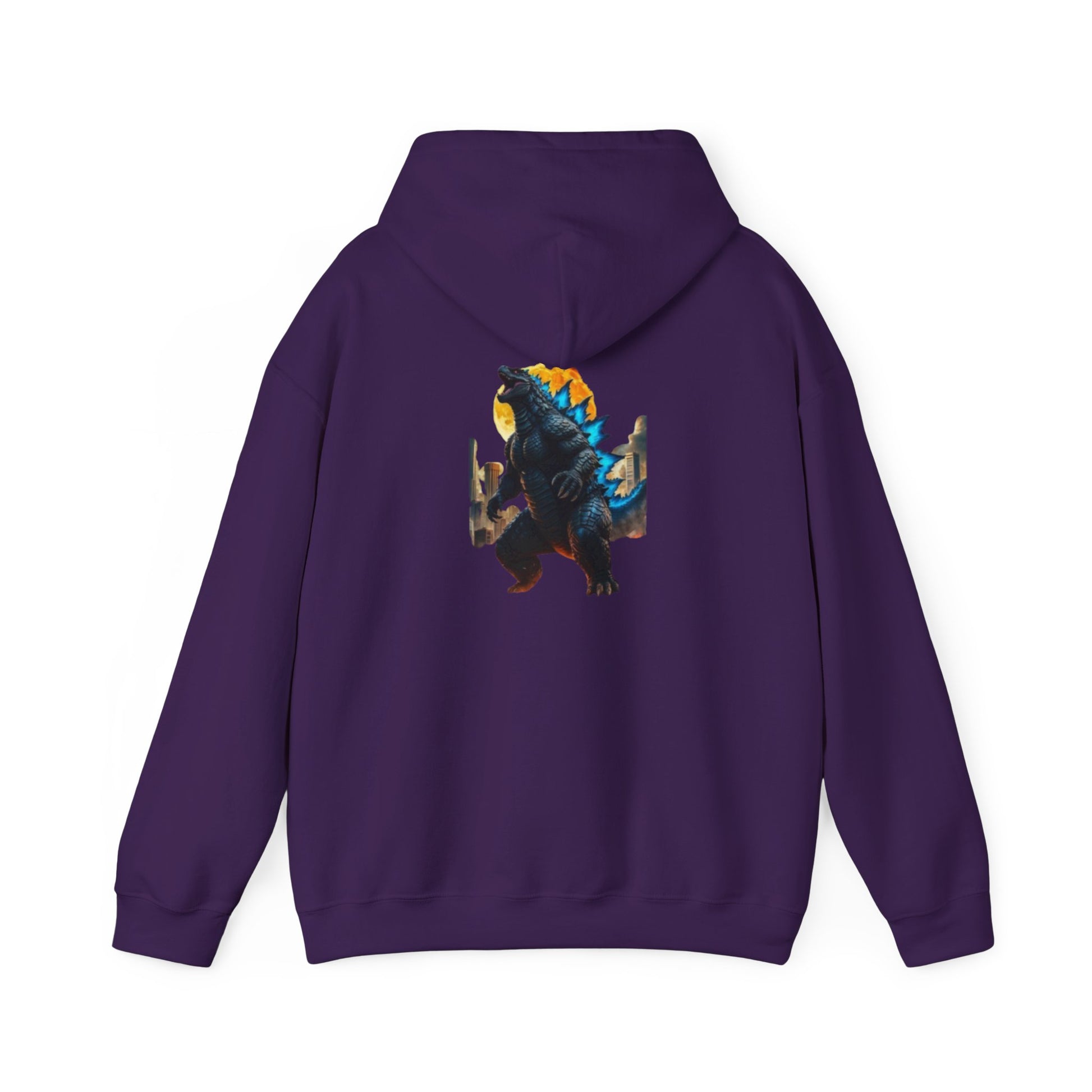 GODZILLA Unisex Heavy Blend Hooded Sweatshirt, Movie Merchandise, Geek Fashion, Comfort Wear, Gift for Fan