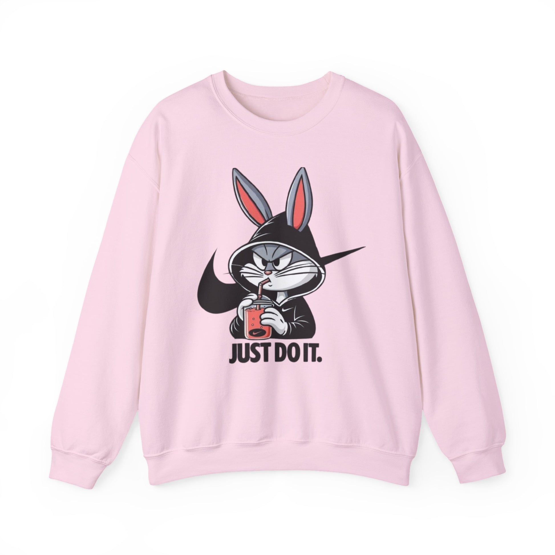 Cool Rabbit Crewneck Sweatshirt, Unisex Sweatshirt, Casual Hoodie, Gift for Him, Cozy Fashionwear