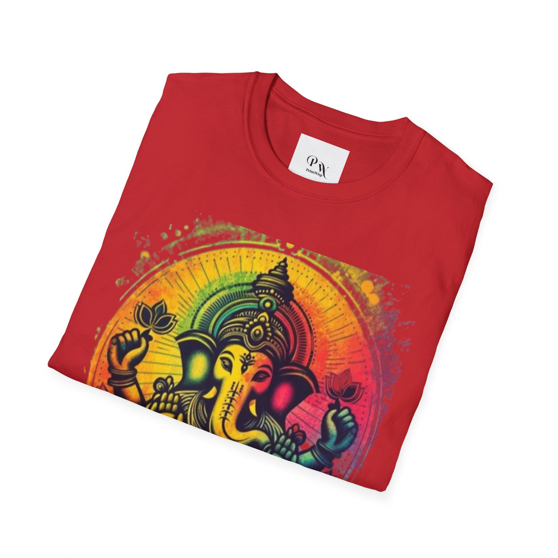 Ganesh T-Shirt, Spiritual Tee, Festival Apparel, Hindu Gifts, Artistic Shirt, Unique Clothing. Can also order in Bulk