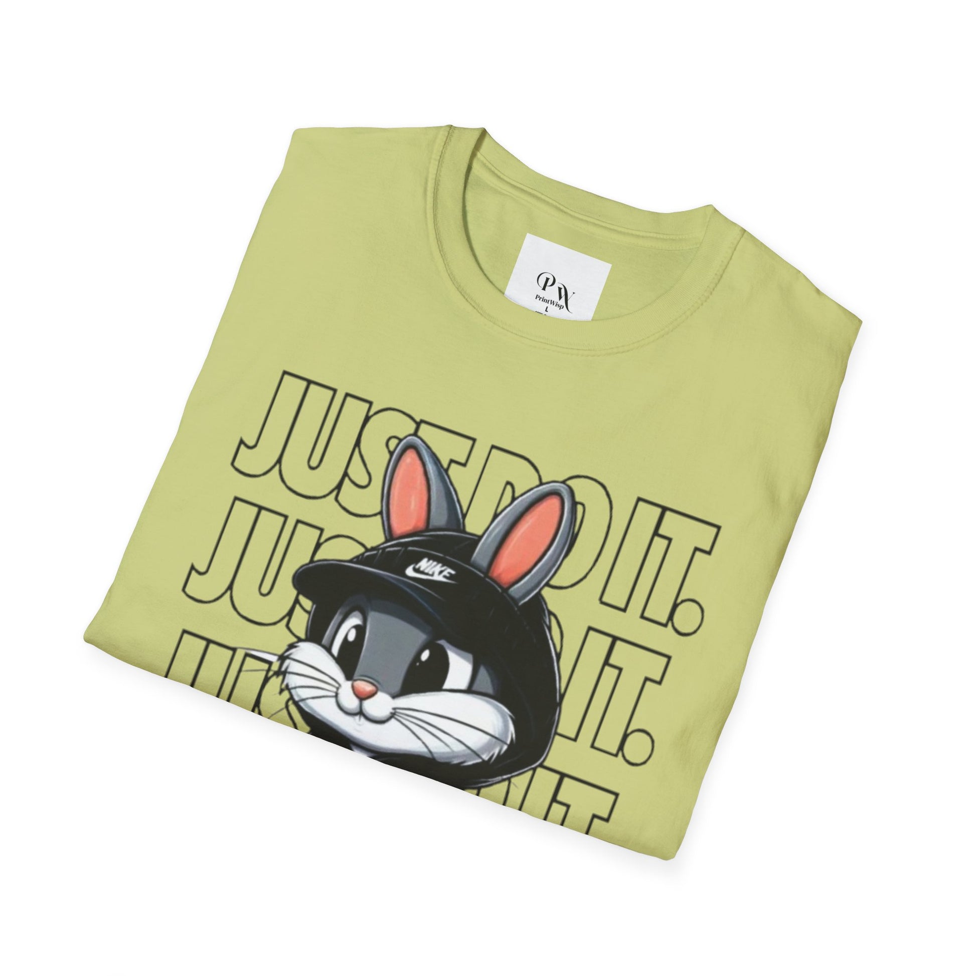 Cool Cartoon Bunny T-Shirt, Streetwear Tee, Casual Unisex Shirt, Gift for Kids & Teens, Perfect for Everyday Wear, Fun Graphic Top