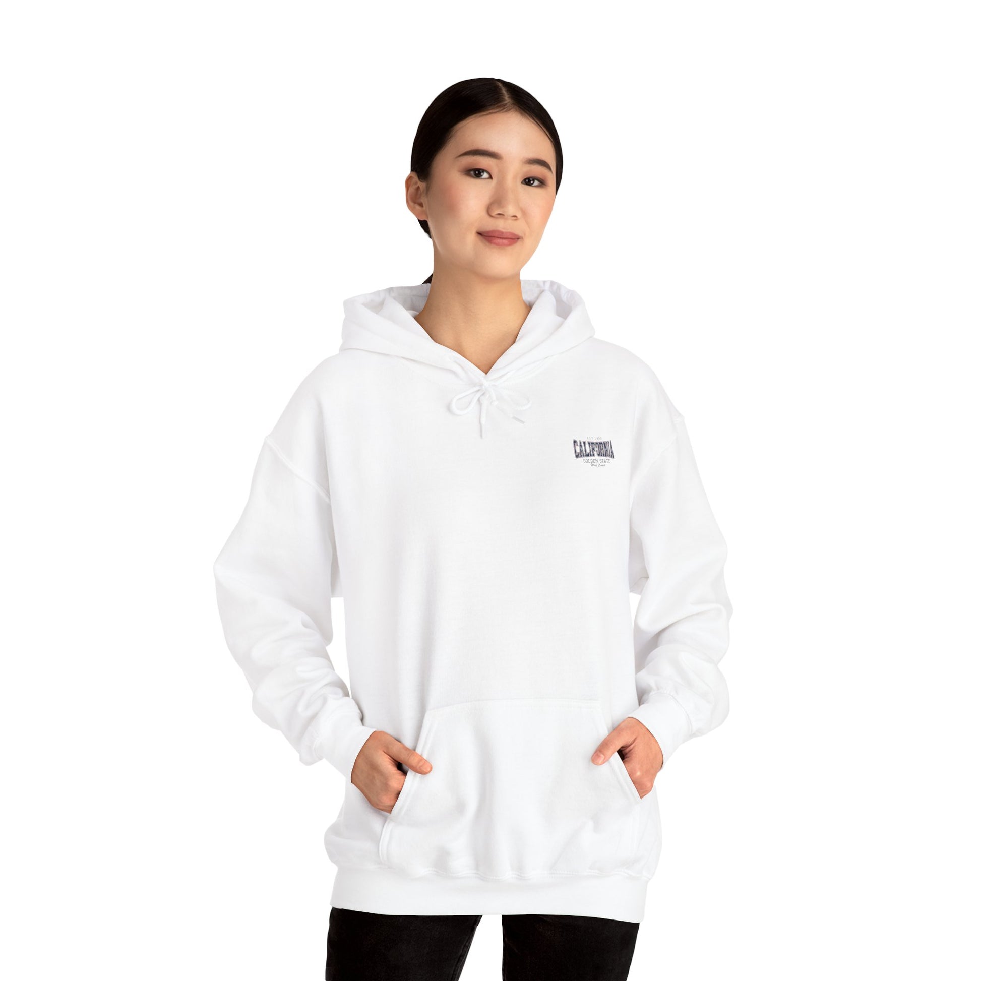 cool print California Unisex Heavy Blend™ Hoodie - Cozy Graphic Pullover for Casual Days, Gift for Friends & Family, Perfect for Holidays