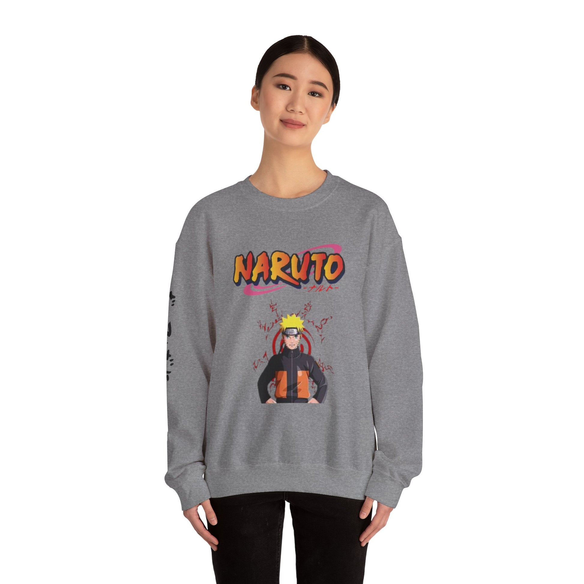 Naruto Inspired Unisex Crewneck Sweatshirt, Anime Apparel, Gift for Fans, Cozy Fashion, Streetwear, Casual Style