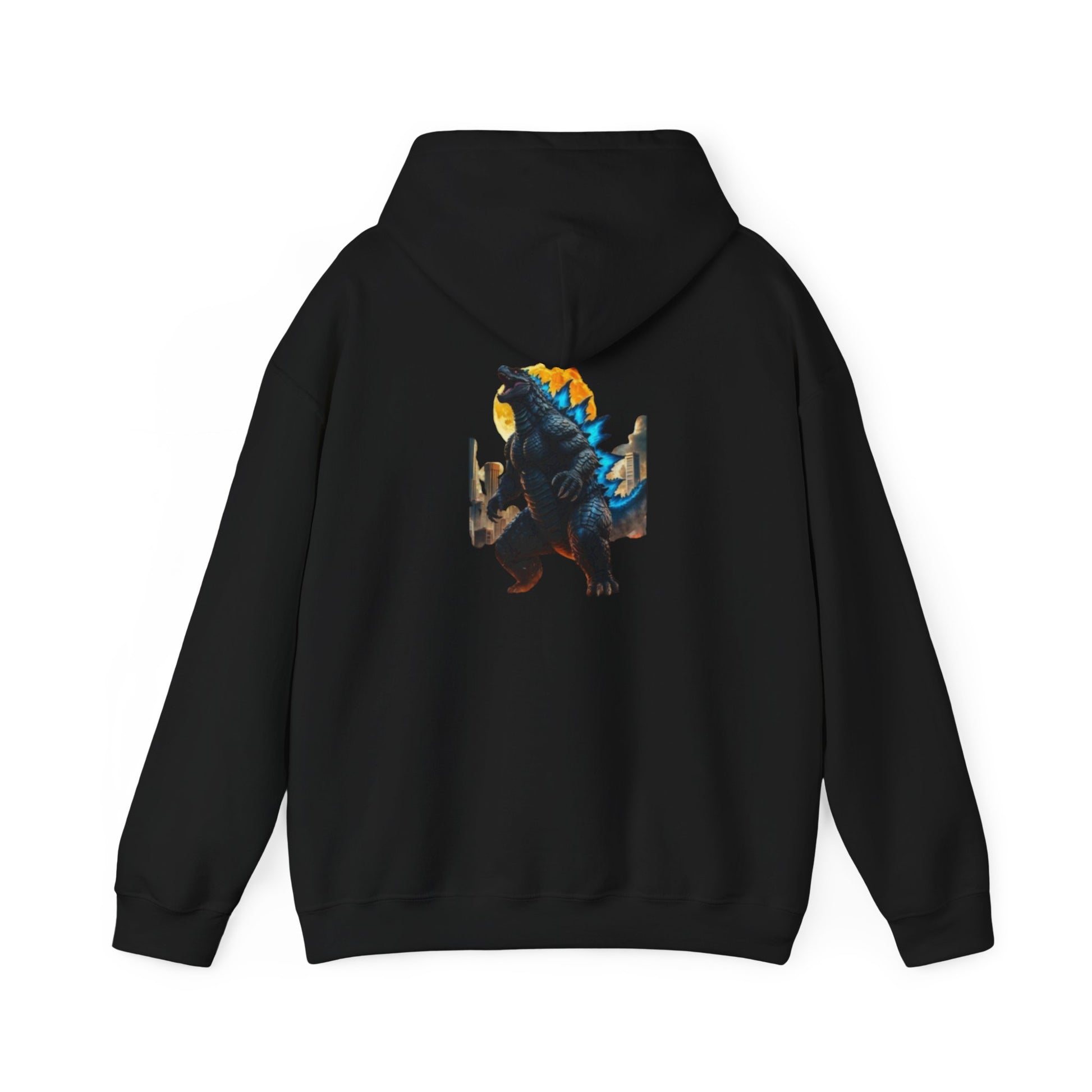 GODZILLA Unisex Heavy Blend Hooded Sweatshirt, Movie Merchandise, Geek Fashion, Comfort Wear, Gift for Fan