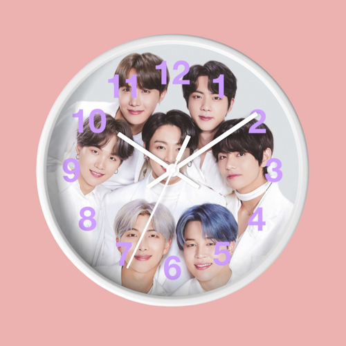 BTS Wall Clock - 12 Inch